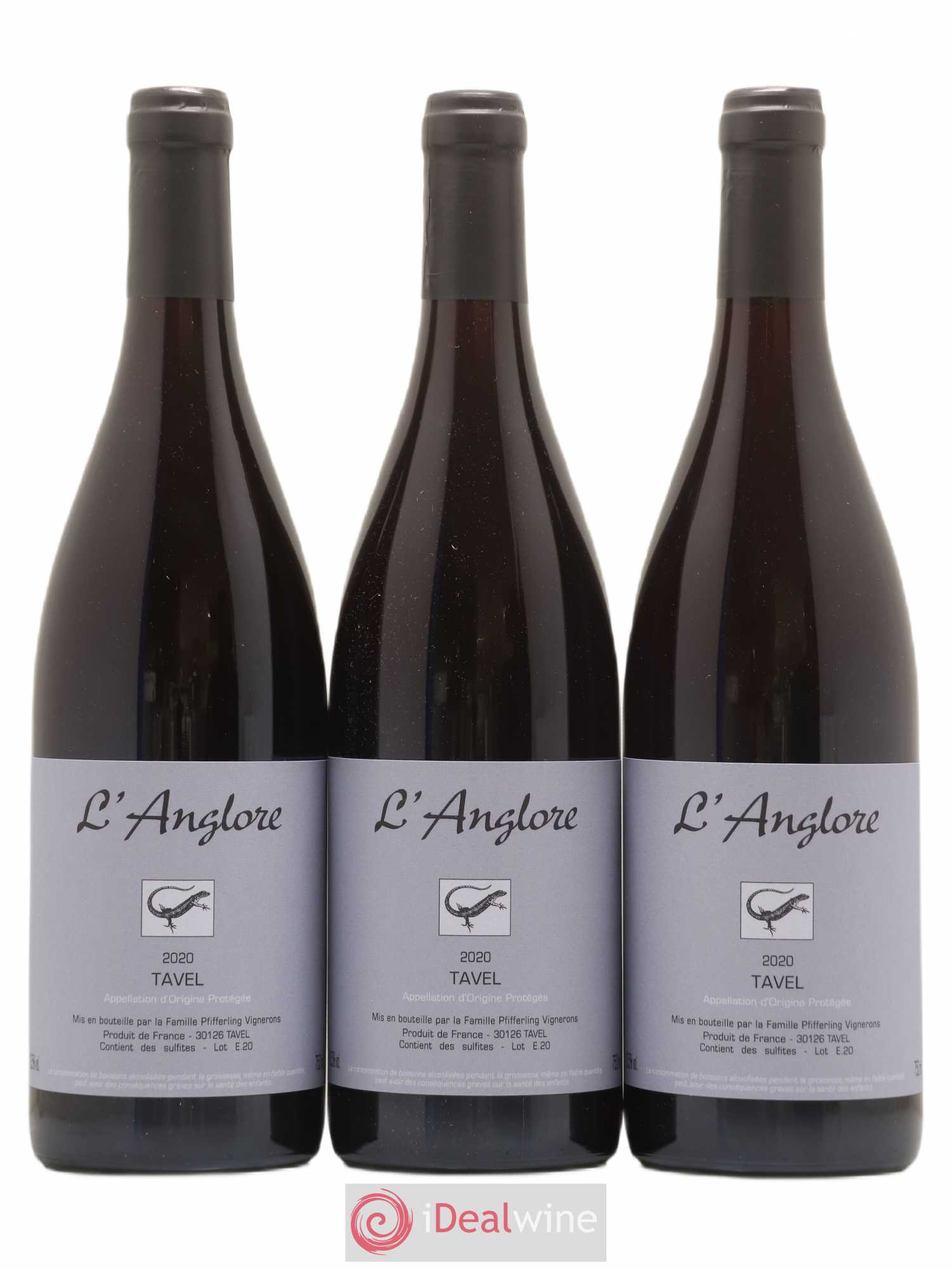 Tavel L'Anglore 2020 - Posten von 6 Flaschen - 2