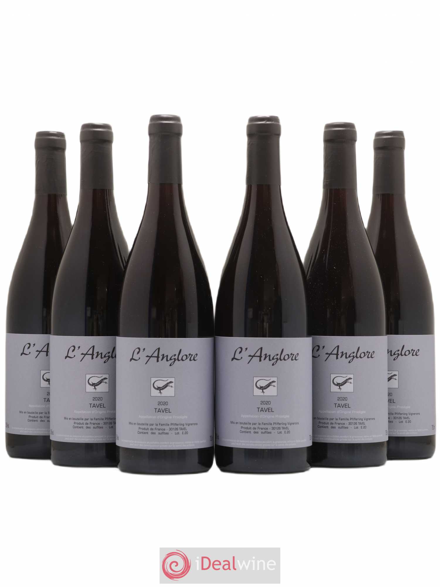 Tavel L'Anglore 2020 - Posten von 6 Flaschen - 0