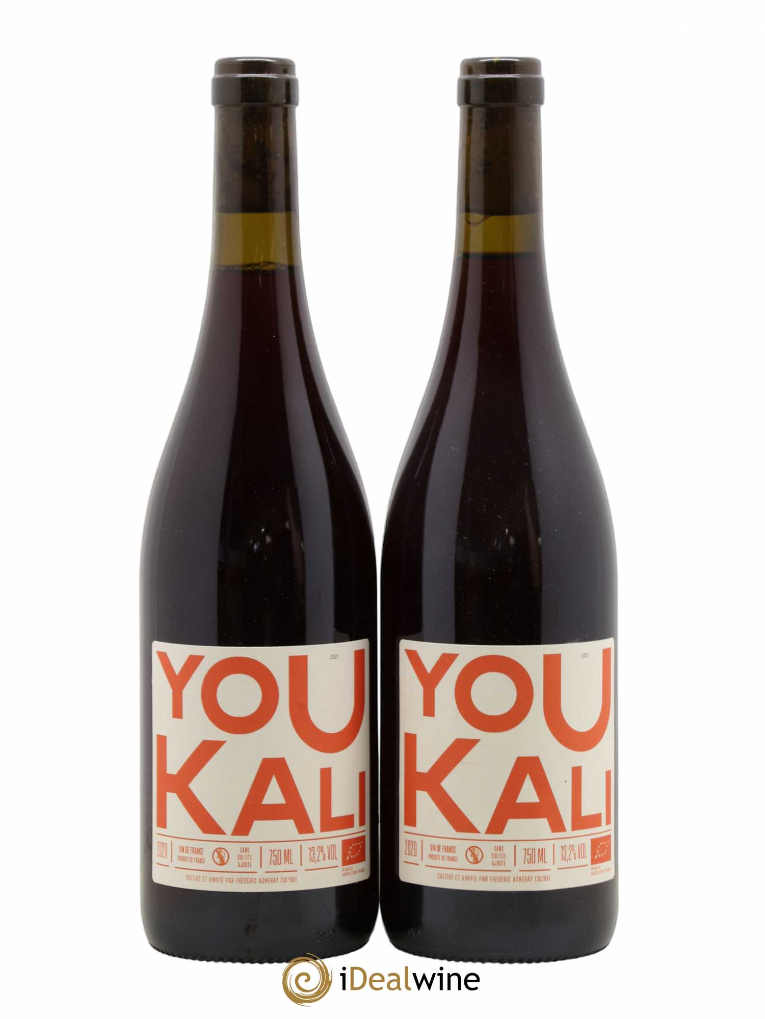 Vin de France Youkali Agneray (sans prix de réserve) 2020 - Posten von 2 Flaschen - 0