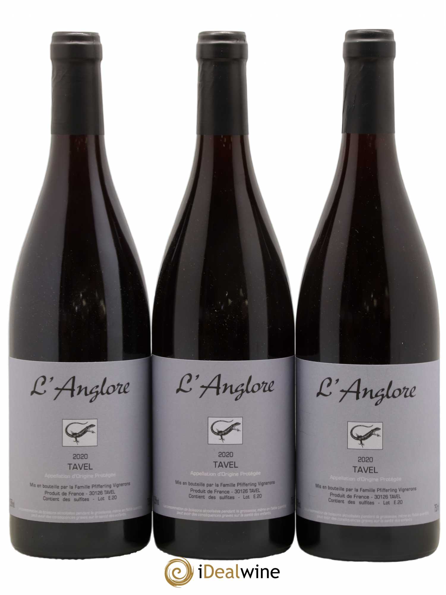Tavel L'Anglore 2020 - Lot de 6 bouteilles - 1