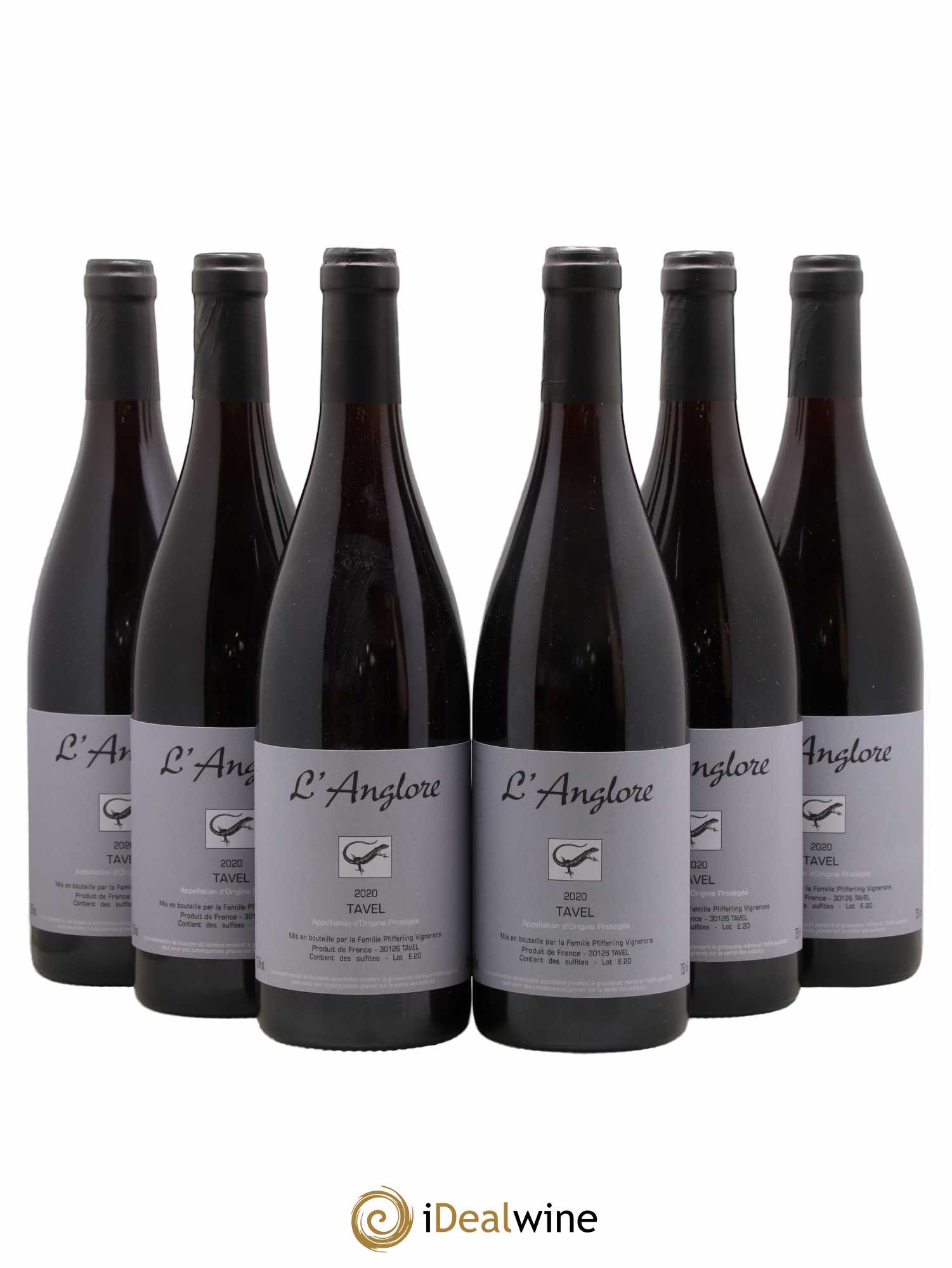 Tavel L'Anglore 2020 - Lot de 6 bouteilles - 0