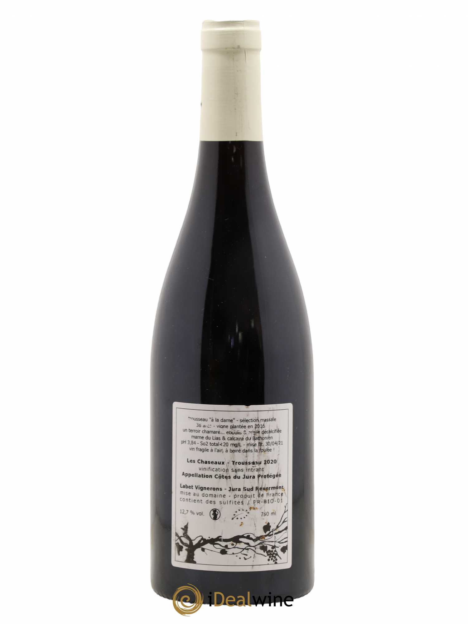 Côtes du Jura Les Chaseaux Trousseau Labet 2020 - Posten von 1 Flasche - 1