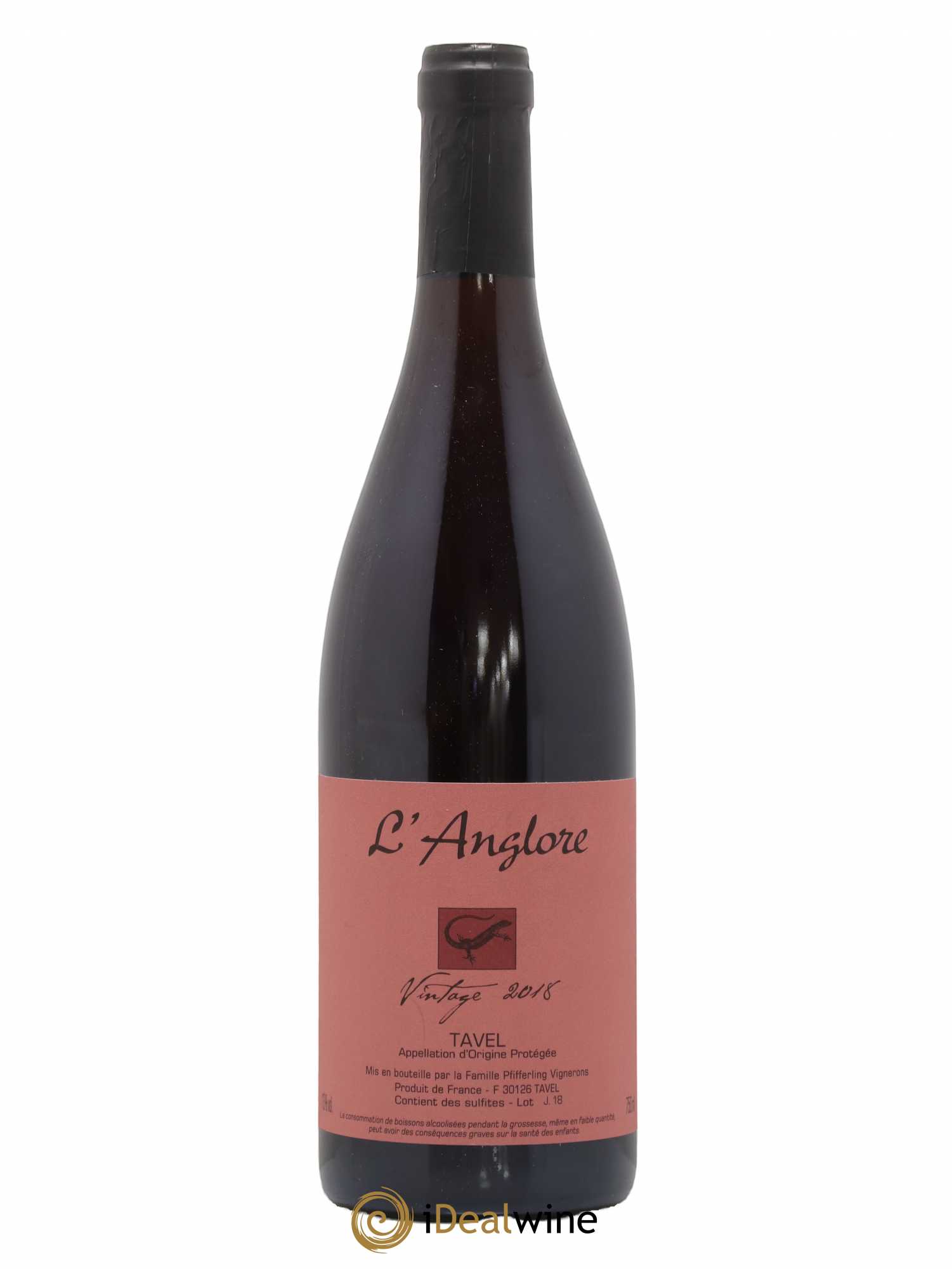 Tavel Vintage L'Anglore 2018 - Lot de 1 bouteille - 0