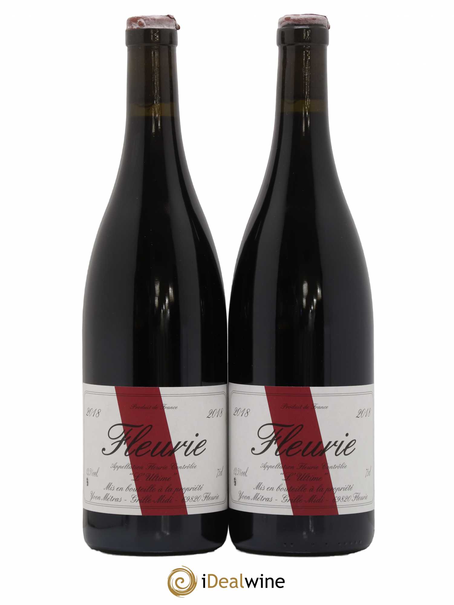 Fleurie l'Ultime Yvon Métras 2018 - Lot de 2 bouteilles - 0