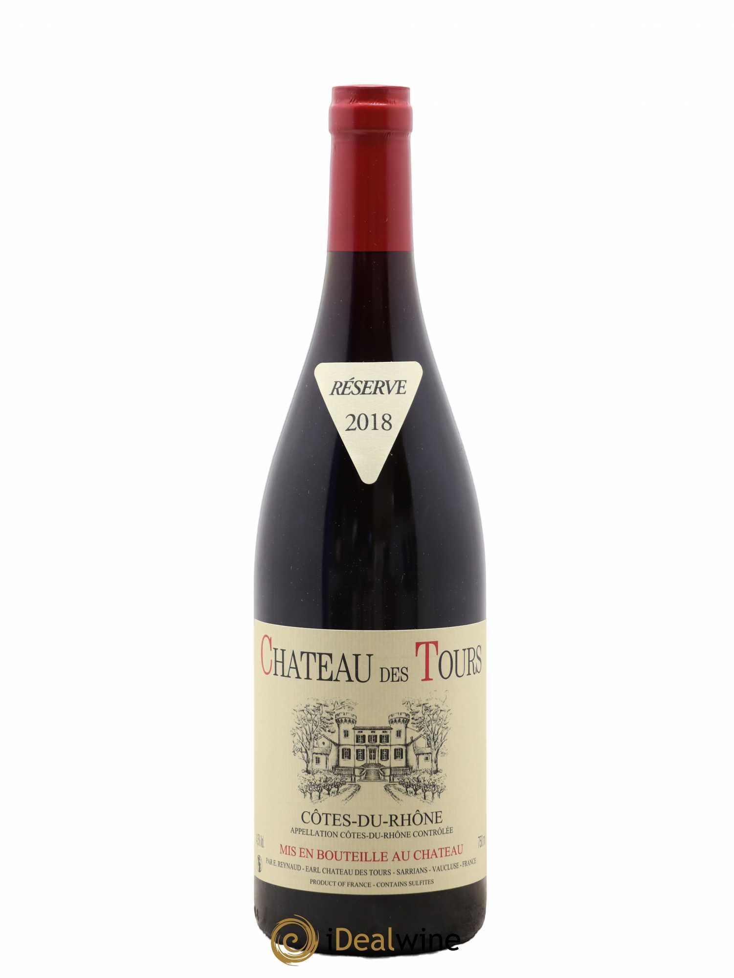 Côtes-du-Rhône Château des Tours Emmanuel Reynaud 2018 - Lot de 1 bouteille - 0