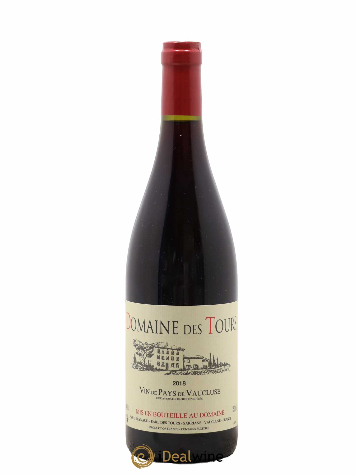 Vaucluse (Vin de Pays de Vaucluse) Domaine des Tours Emmanuel Reynaud 2018 - Lot de 1 bouteille - 0