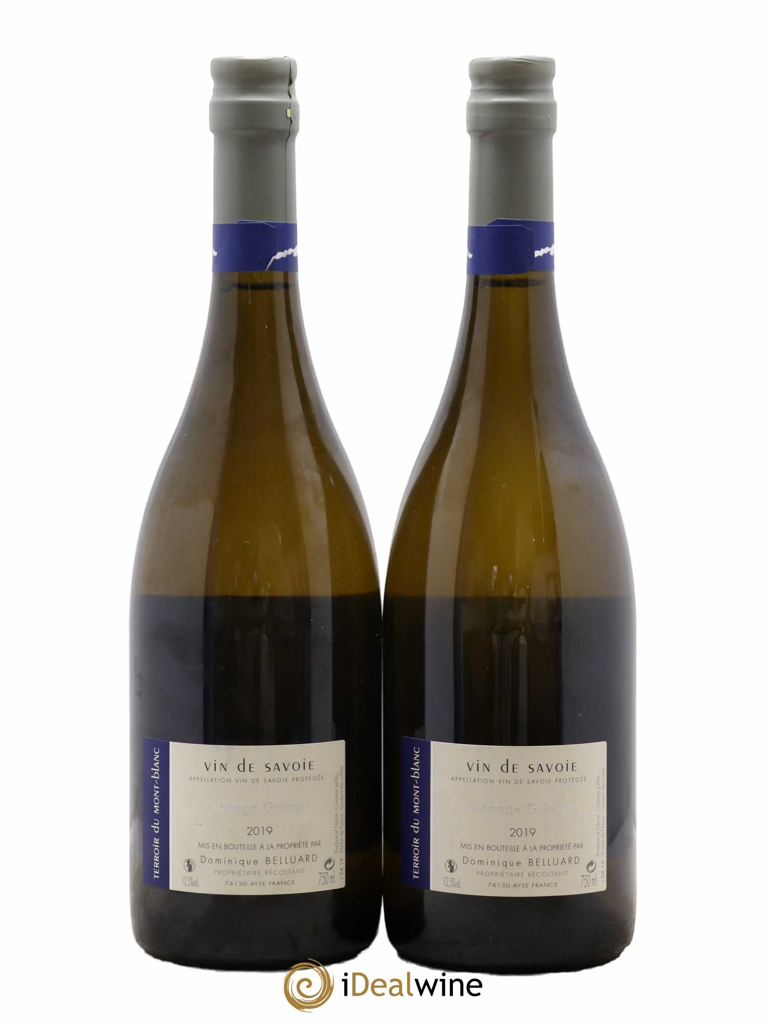 Vin de Savoie Pur Jus 100% Domaine Belluard 2019 - Lot de 2 bouteilles - 1