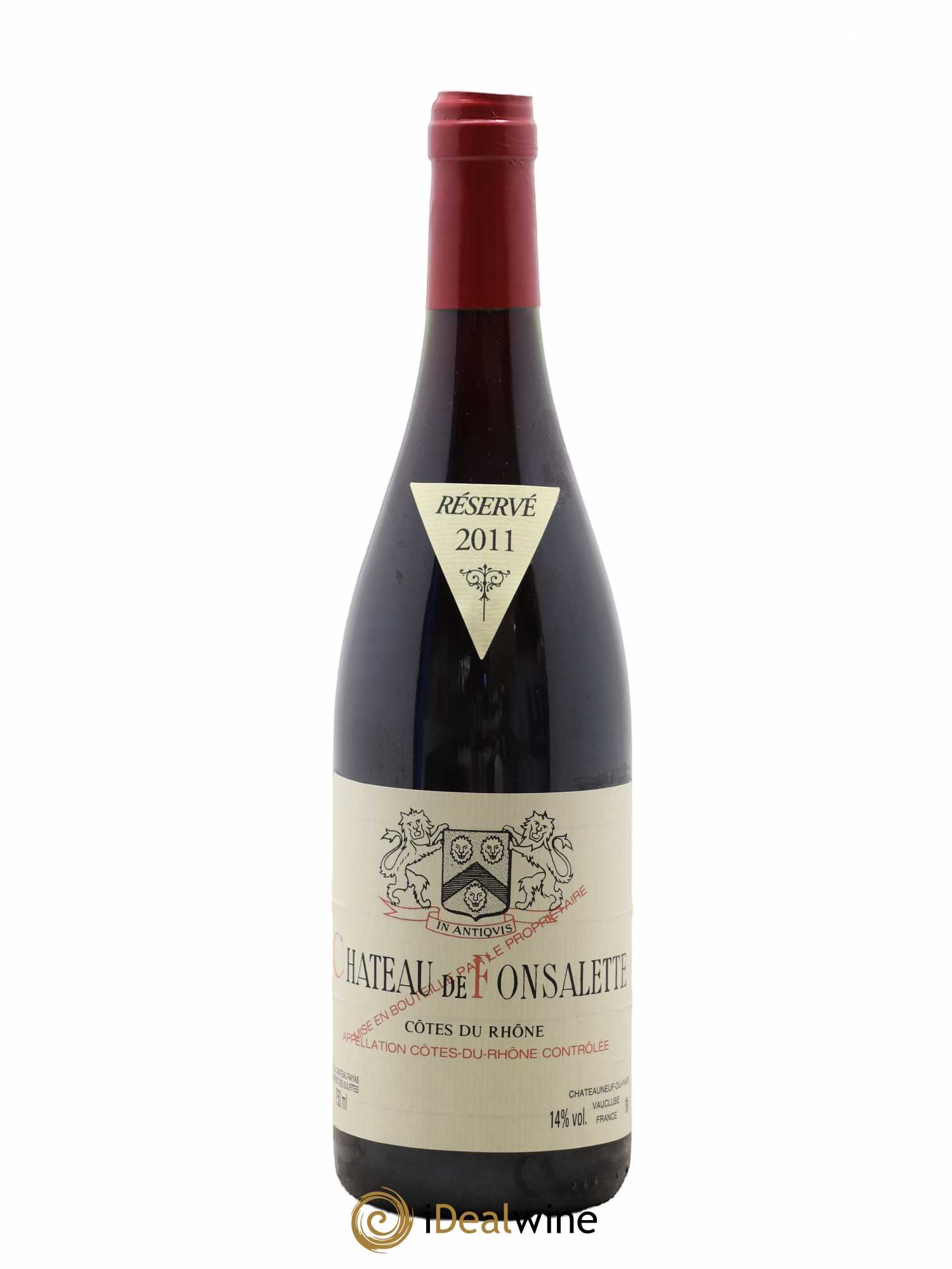Côtes-du-Rhône Château de Fonsalette Emmanuel Reynaud 2011 - Lot de 1 bouteille - 0