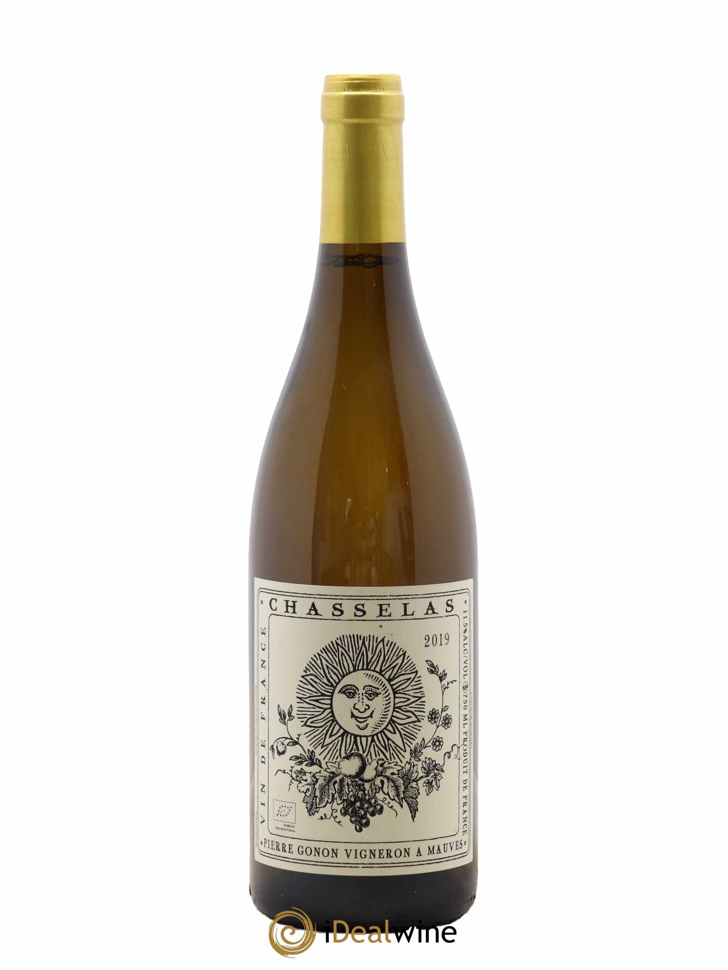 Vin de France Chasselas Gonon (Domaine) 2019 - Lot de 1 bouteille - 0