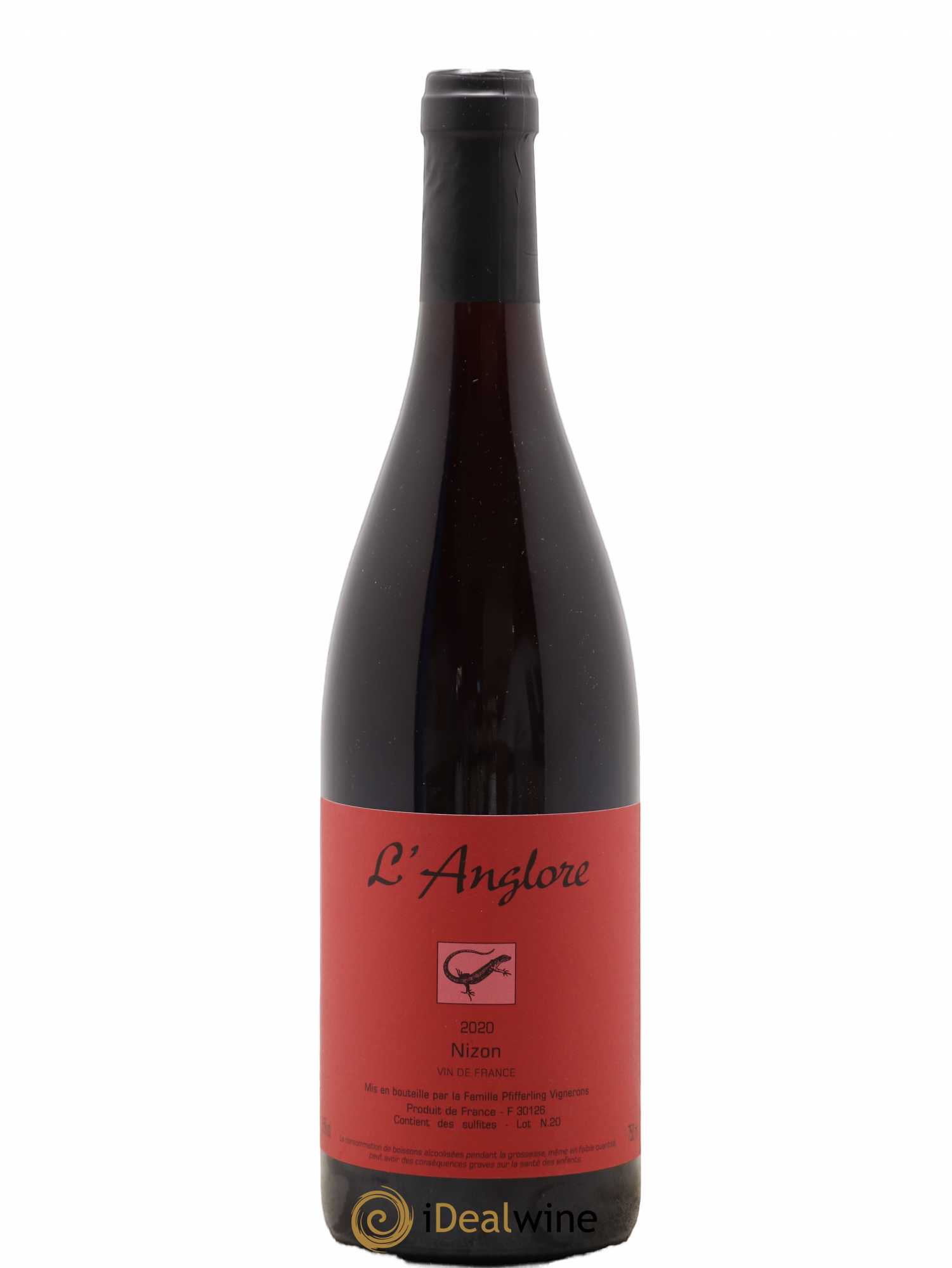 Vin de France Nizon L'Anglore 2020 - Lot de 1 bouteille - 0