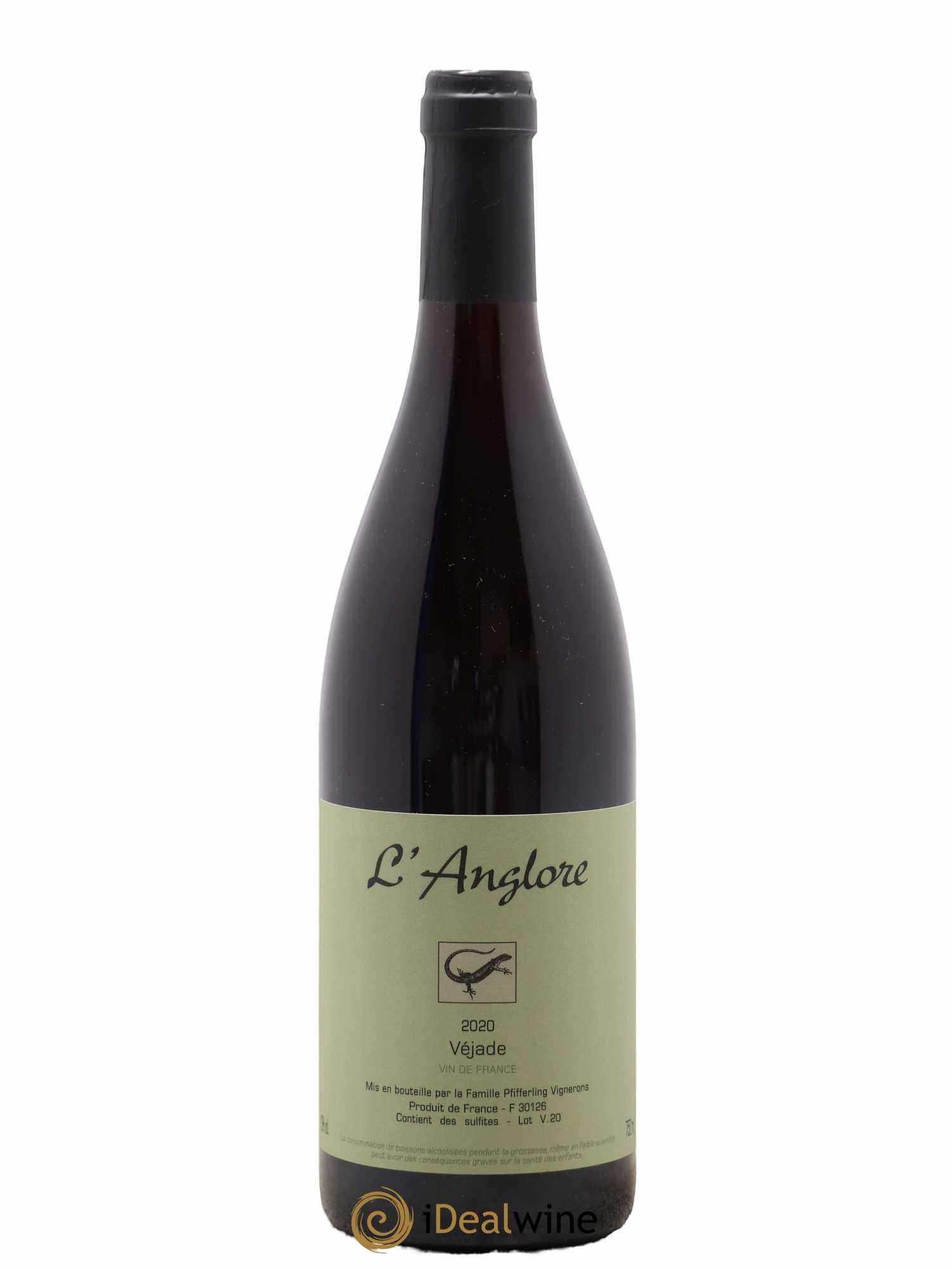 Vin de France Véjade L'Anglore 2020 - Lot de 1 bouteille - 0