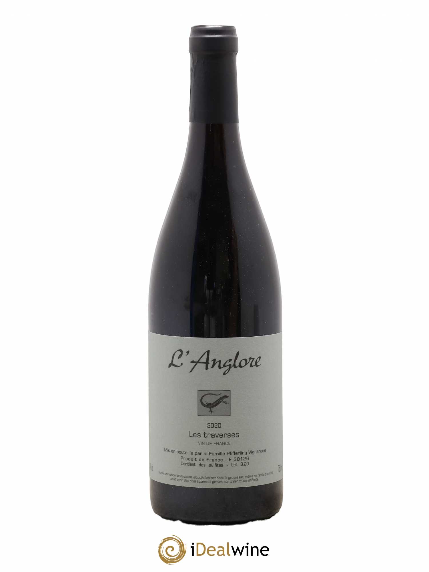 Vin de France Les Traverses L'Anglore 2020 - Lot de 1 bouteille - 0