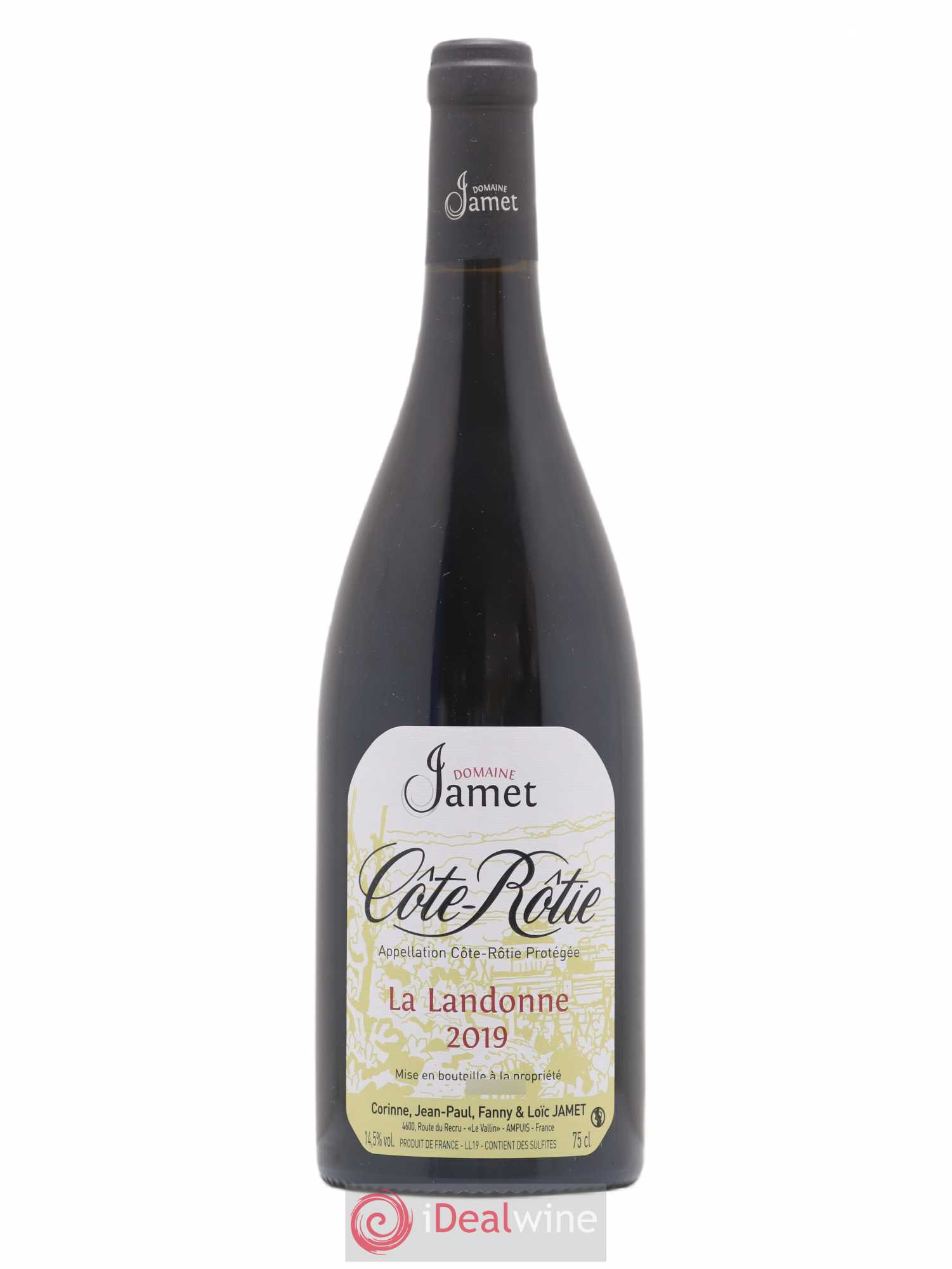 Côte-Rôtie La Landonne Jamet (Domaine) 2019 - Lot de 1 bouteille - 0