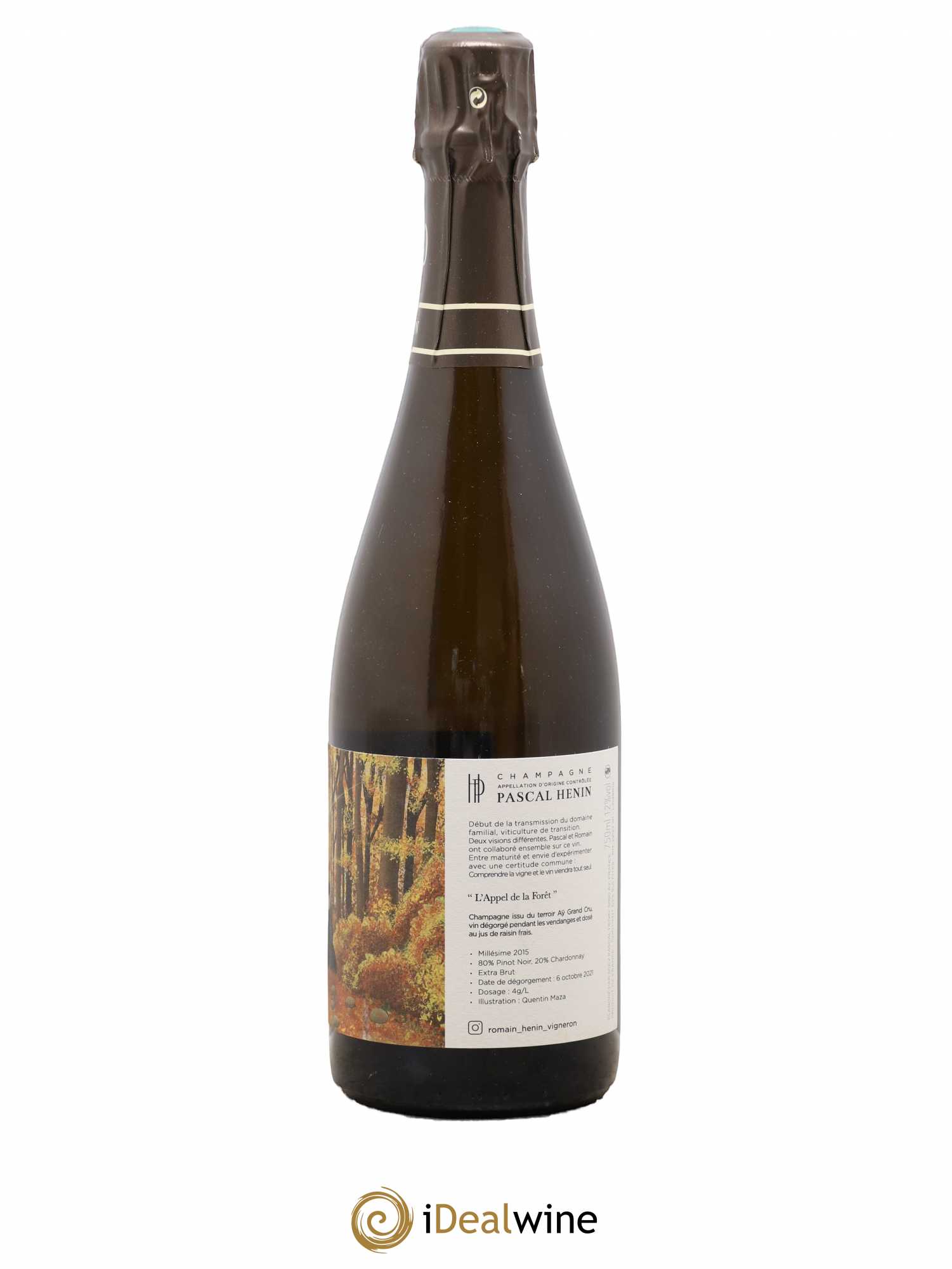 L'Appel de la Fôret Romain Henin 2015 - Lot de 1 bouteille - 1