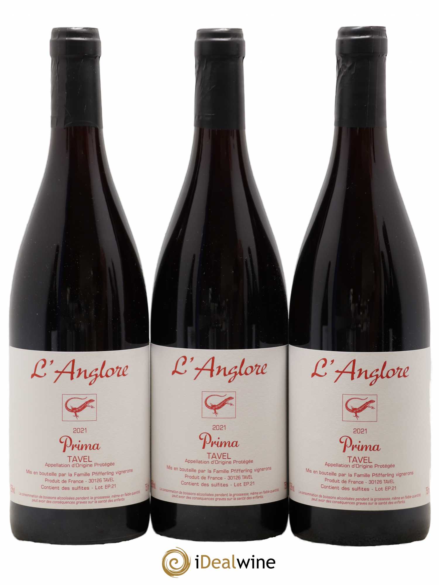 Tavel Prima L'Anglore 2021 - Lot de 6 bouteilles - 1