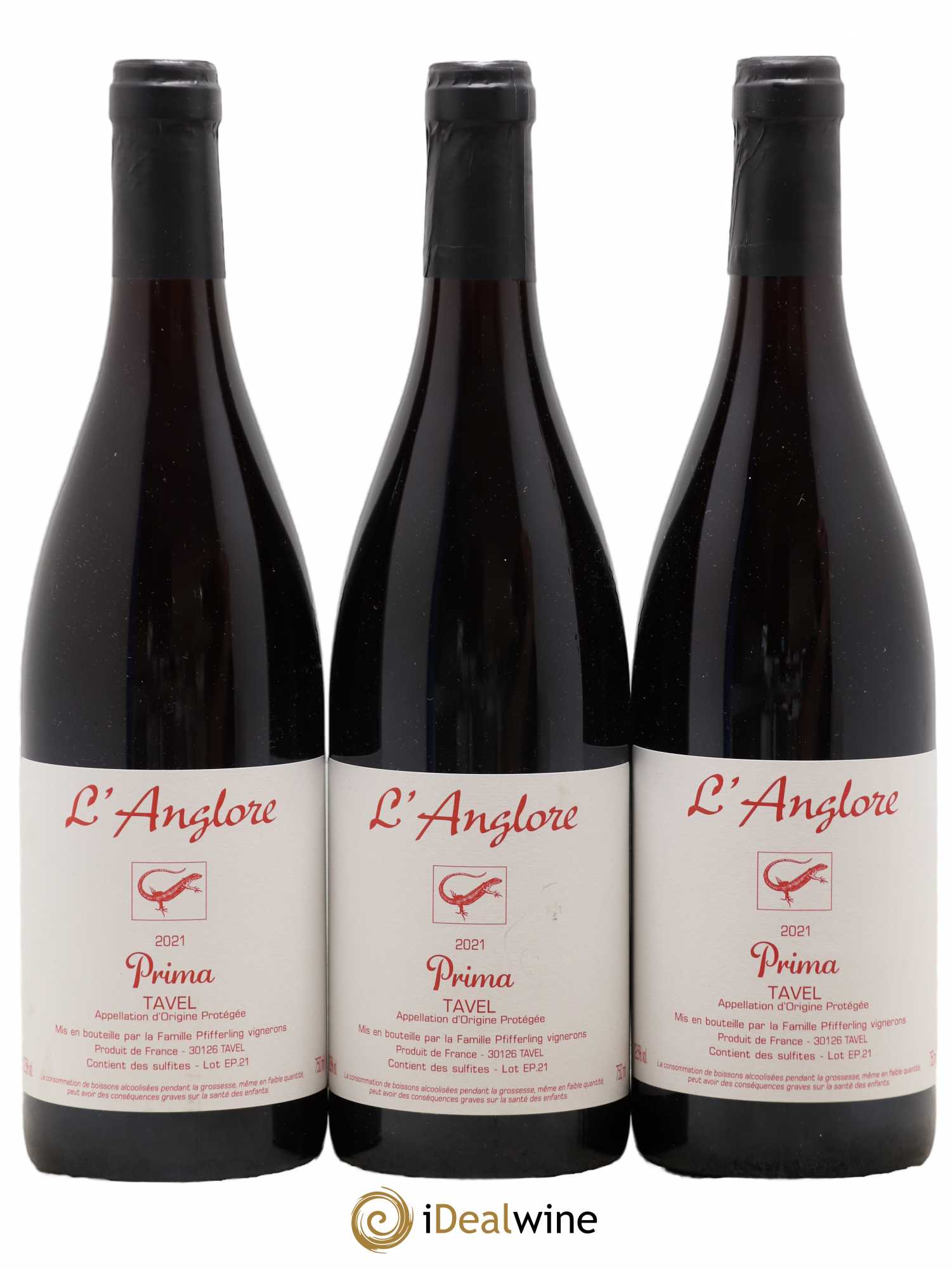 Tavel Prima L'Anglore 2021 - Lot de 6 bouteilles - 2