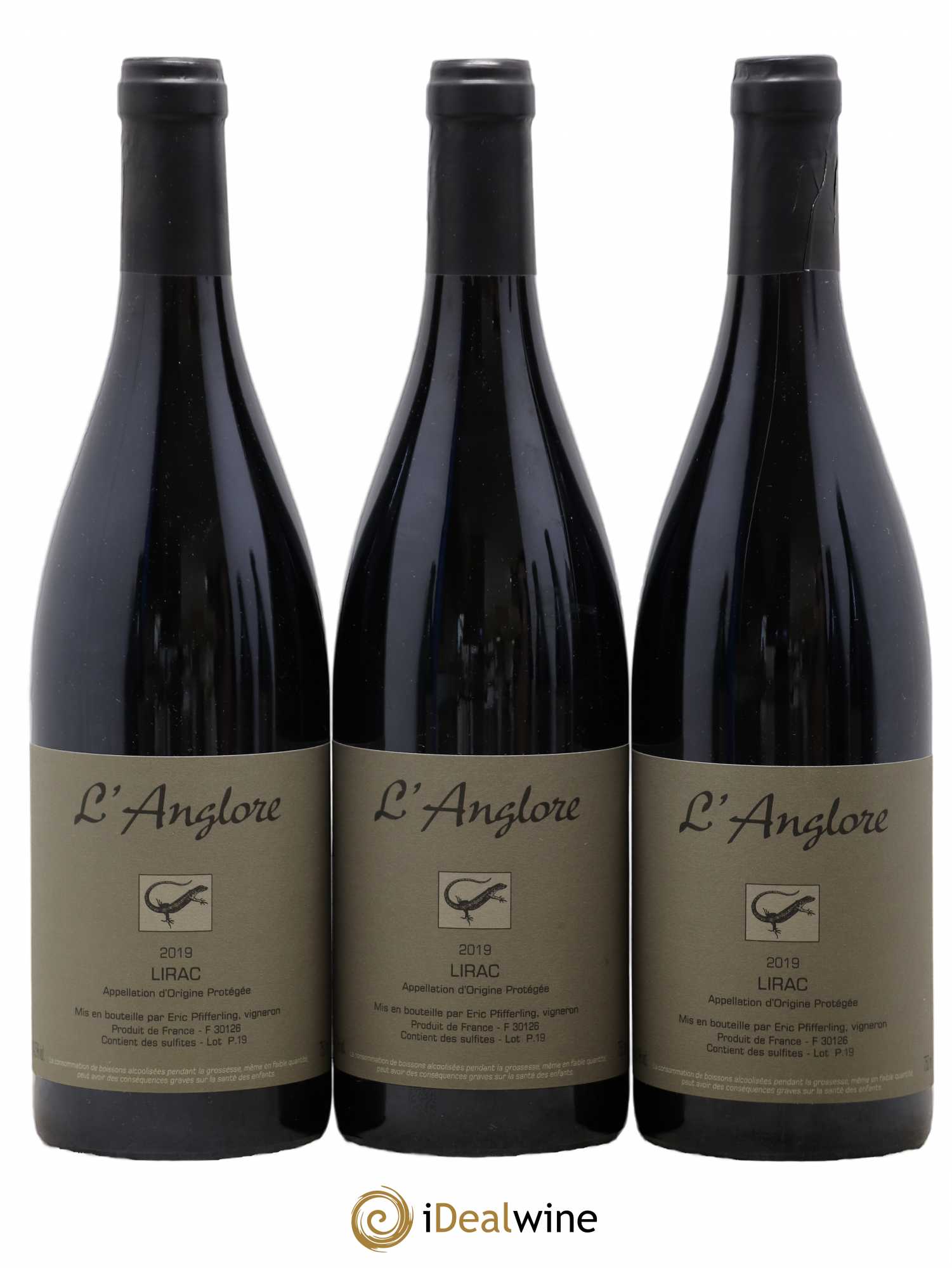 Lirac L'Anglore 2019 - Posten von 6 Flaschen - 2