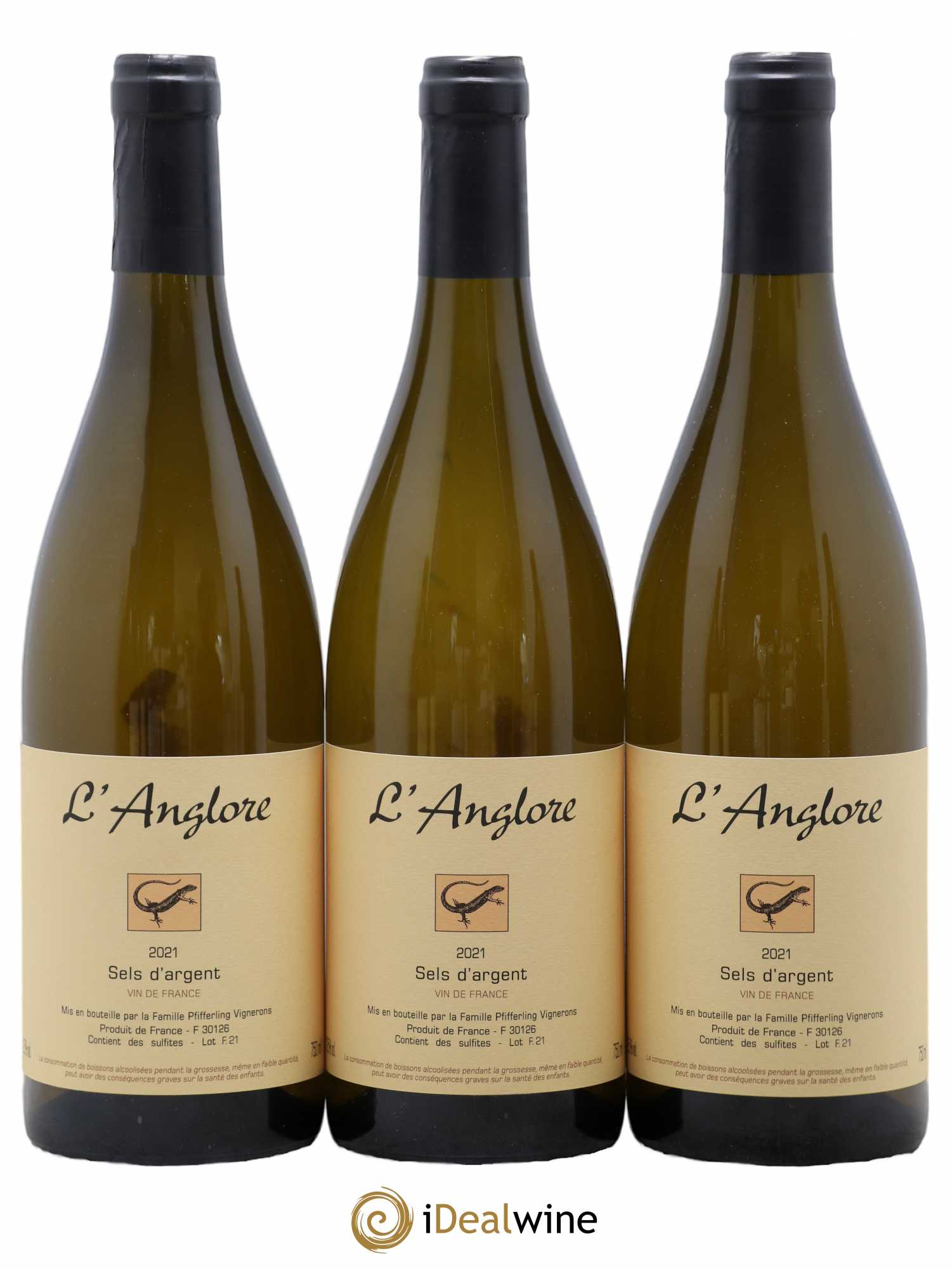 Vin de France Sels d'argent L'Anglore 2021 - Lot de 6 bouteilles - 2