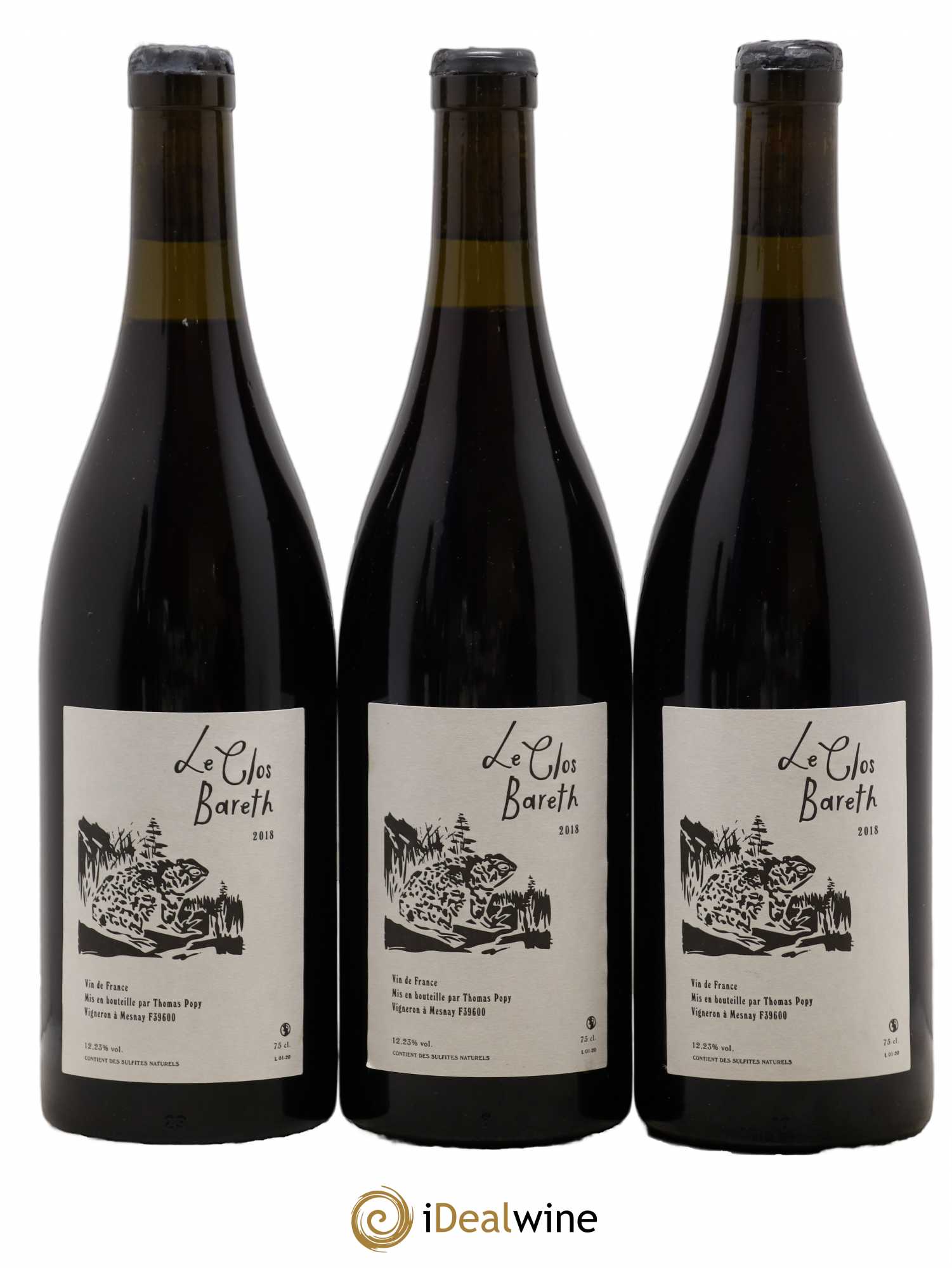 Vin de France Clos Bareth Thomas Popy 2018 - Posten von 6 Flaschen - 2