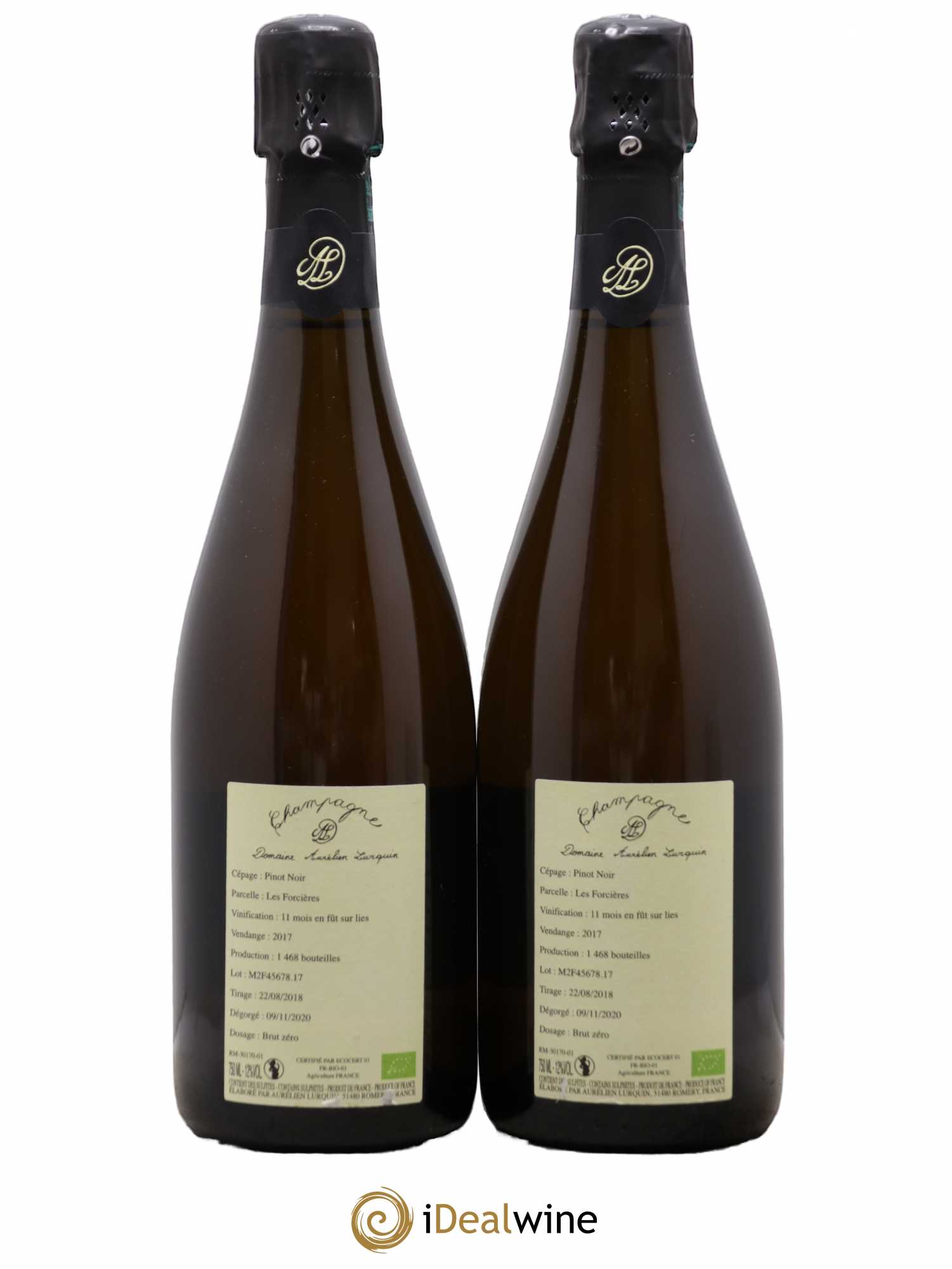 Pinot Noir Les Forcières Aurélien Lurquin 2017 - Lot de 2 bouteilles - 1
