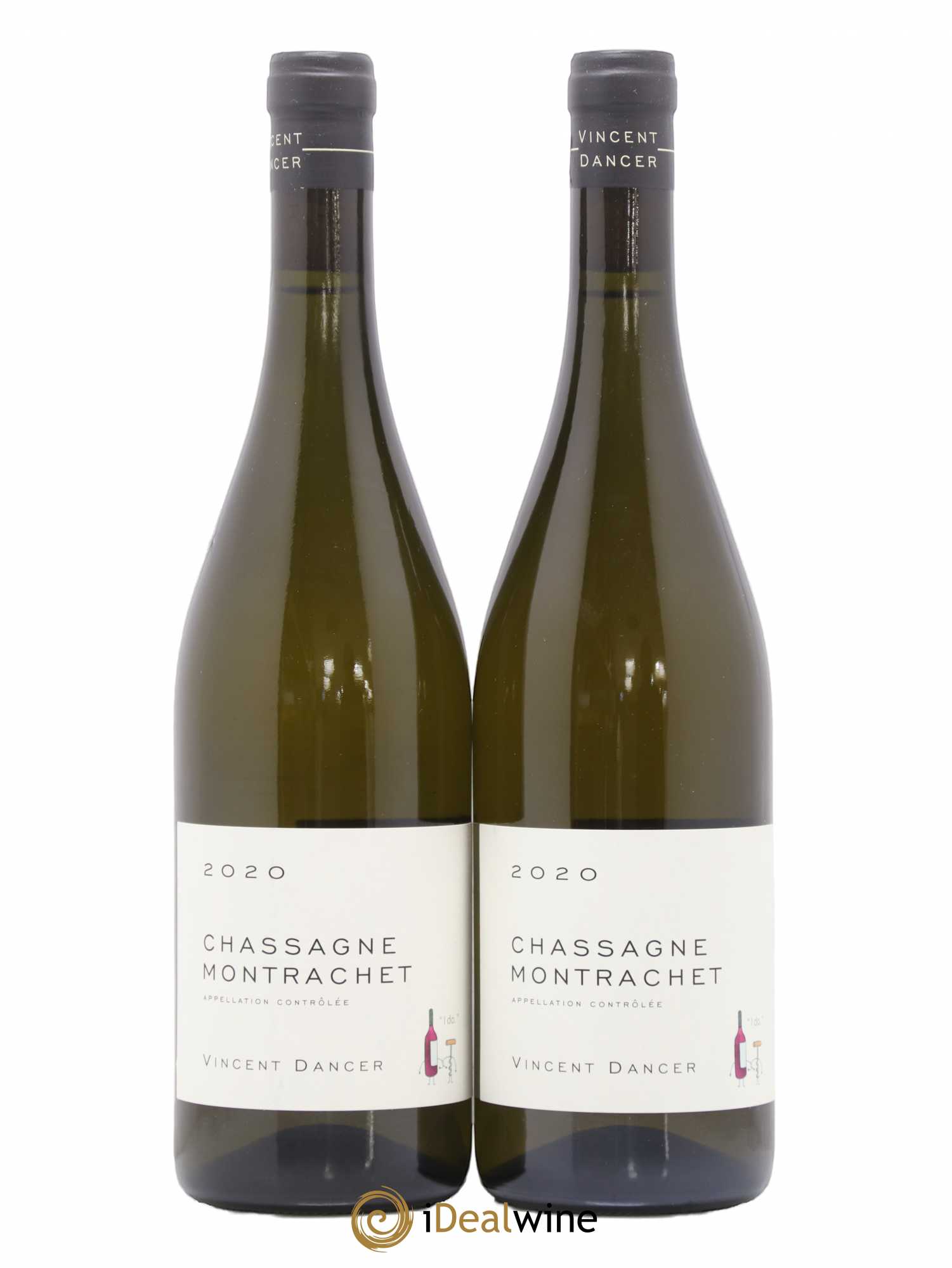 Chassagne-Montrachet Vincent Dancer 2020 - Lot de 2 bouteilles - 0
