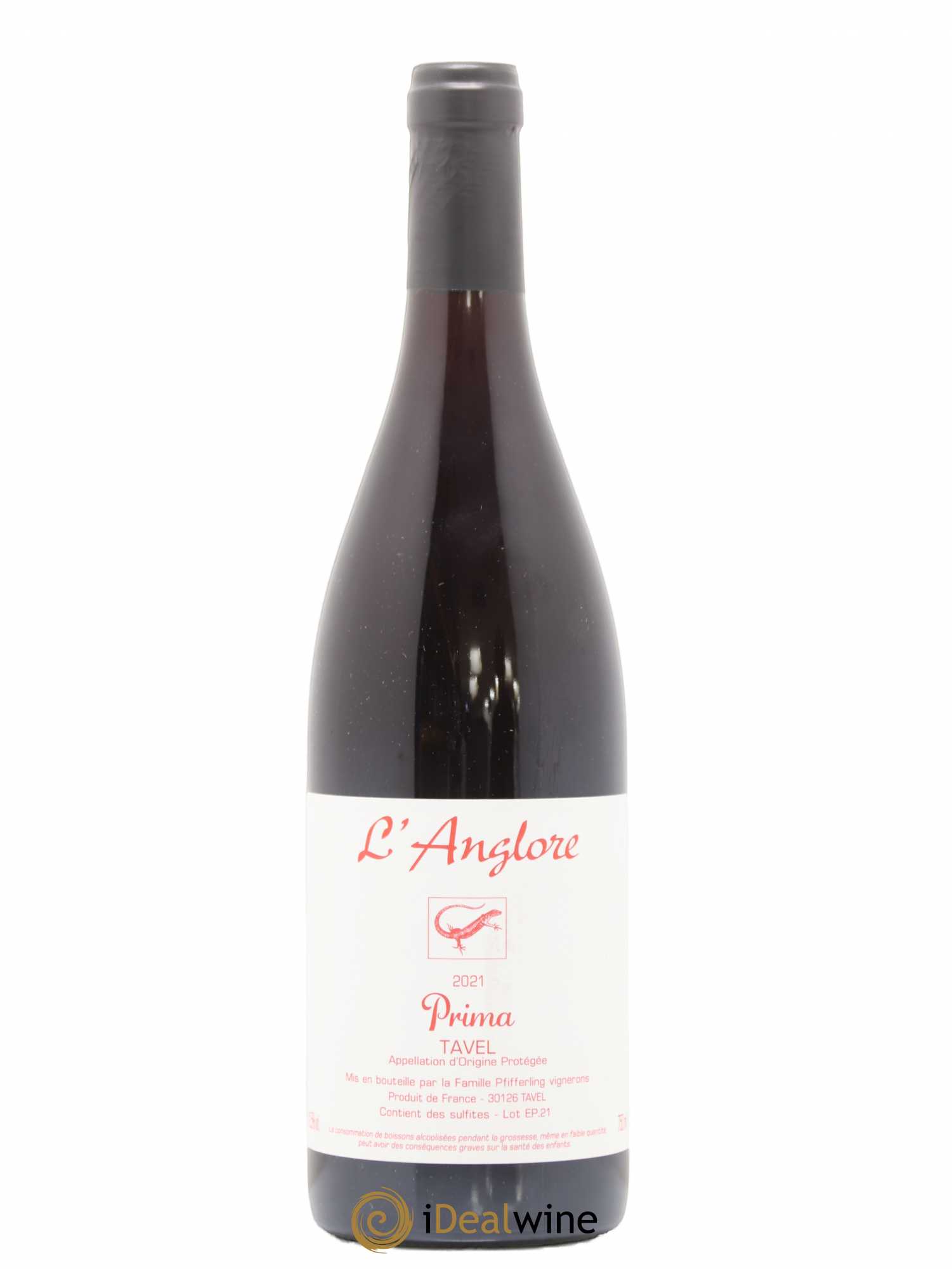 Tavel Prima L'Anglore 2021 - Lot de 1 bouteille - 0