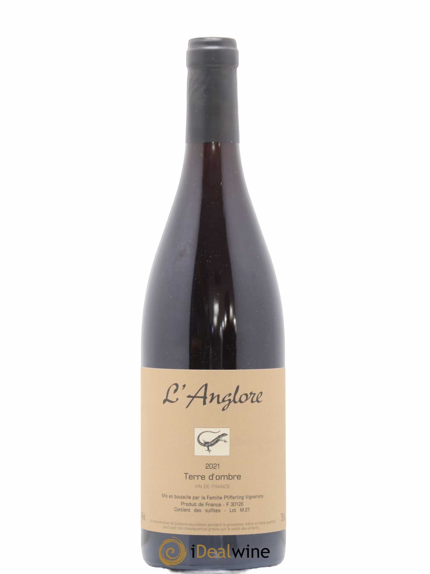 Vin de France Terre d'Ombre L'Anglore 2021 - Lot de 1 bouteille - 0