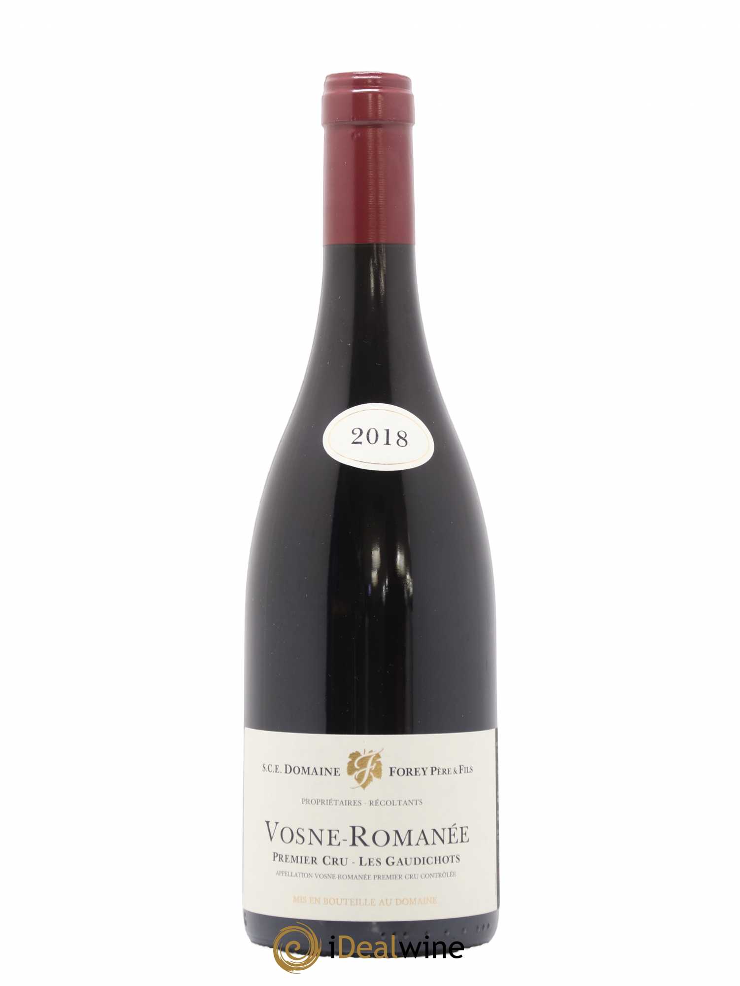 Vosne-Romanée 1er Cru Les Gaudichots Forey Père et Fils (Domaine) 2018 - Lot de 1 bouteille - 0