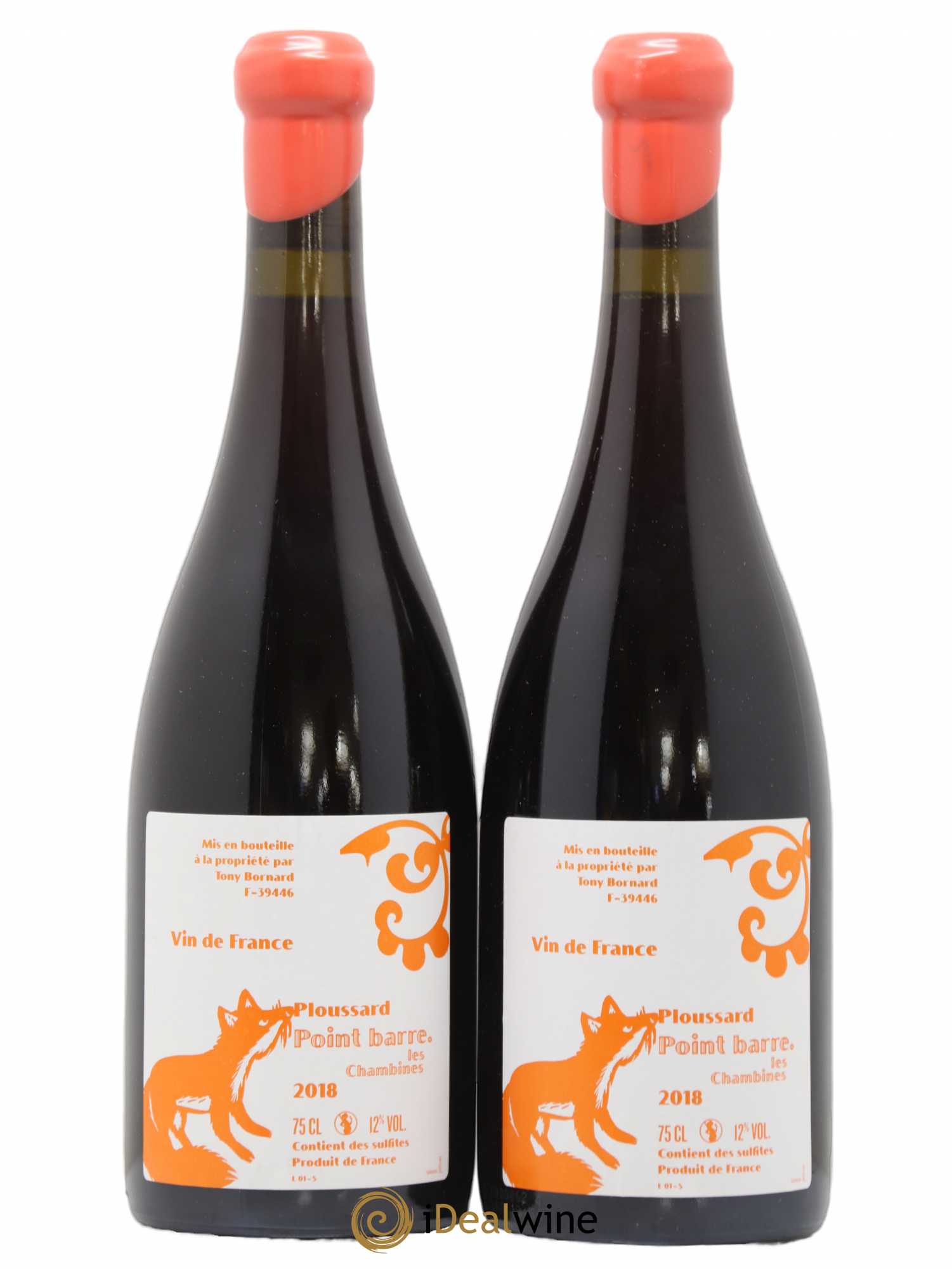 Vin de France Ploussard Point Barre les Chambines Bornard 2018 - Lot de 2 bouteilles - 0