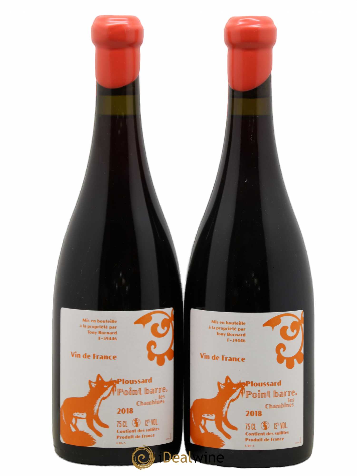 Vin de France Ploussard Point Barre les Chambines Bornard 2018 - Lot de 2 bouteilles - 0