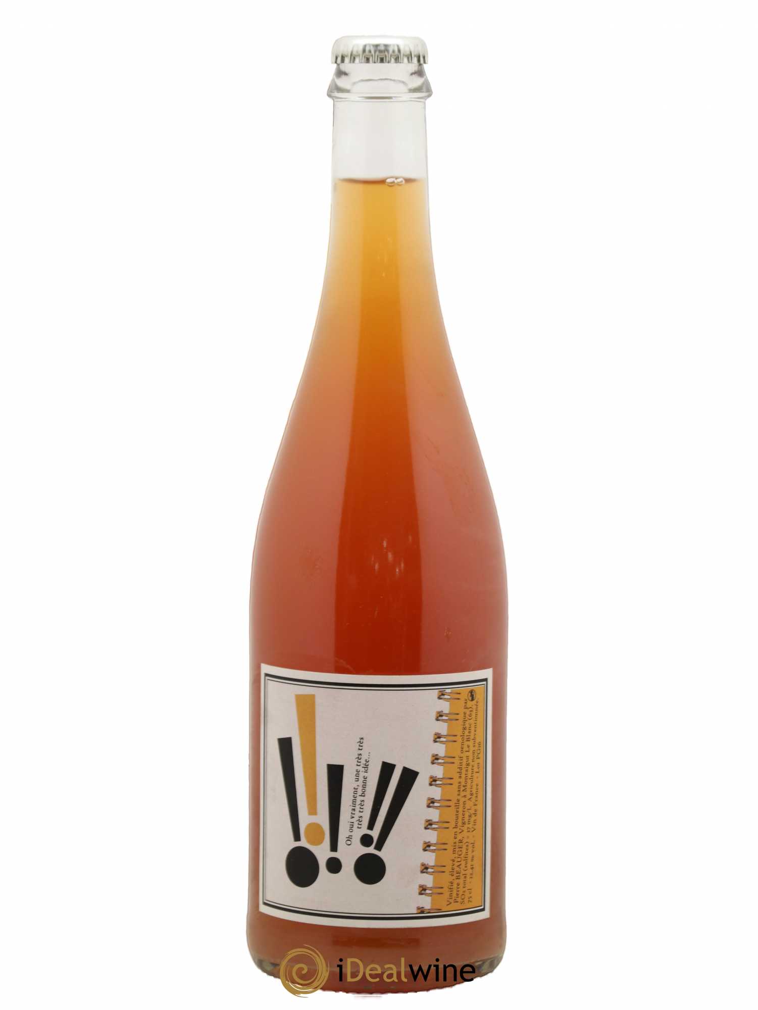 Vin de France Oh oui vraiment une très très très très bonne idée Pierre Beauger 2016 - Lot de 1 bouteille - 0