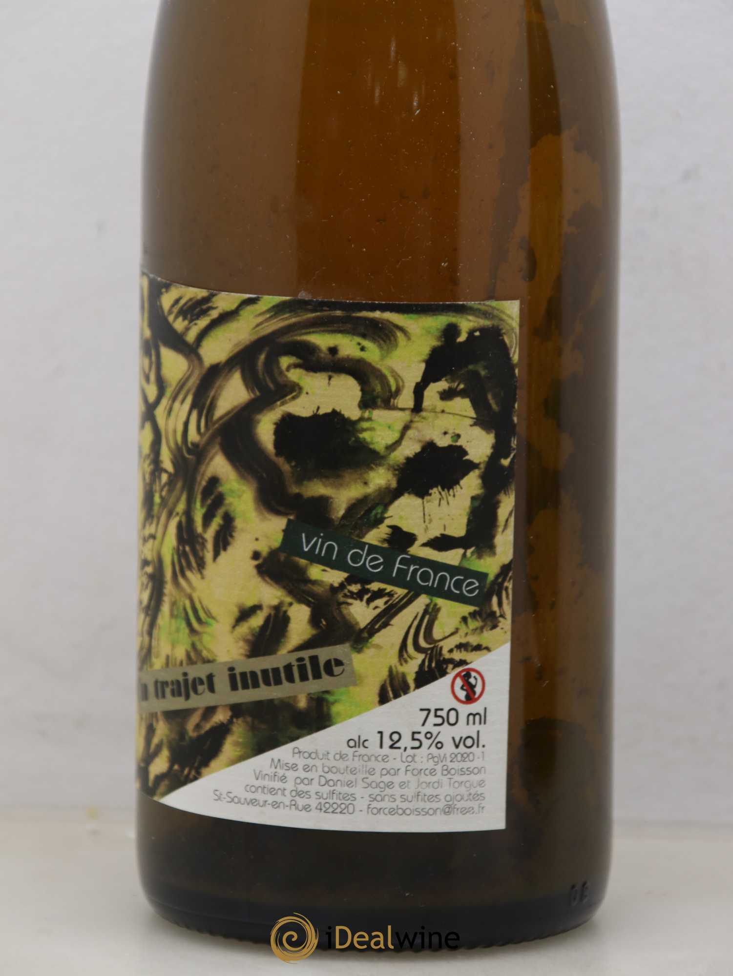 Vin de France Trajet inutile Daniel Sage 2019 - Lot de 2 bouteilles - 1
