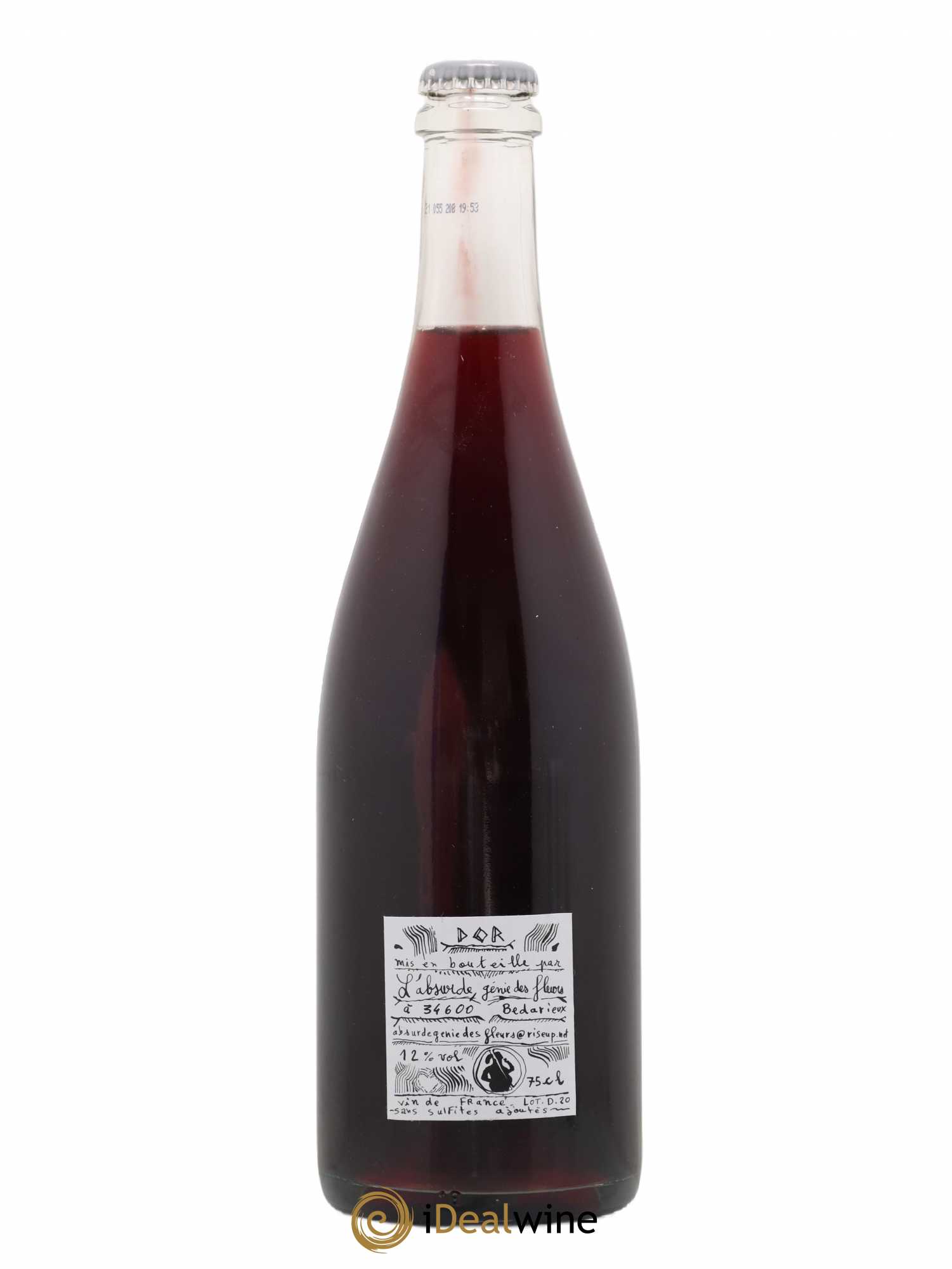 Vin de France Dor L'Absurde génie des fleurs (sans prix de réserve) 2020 - Posten von 1 Flasche - 1