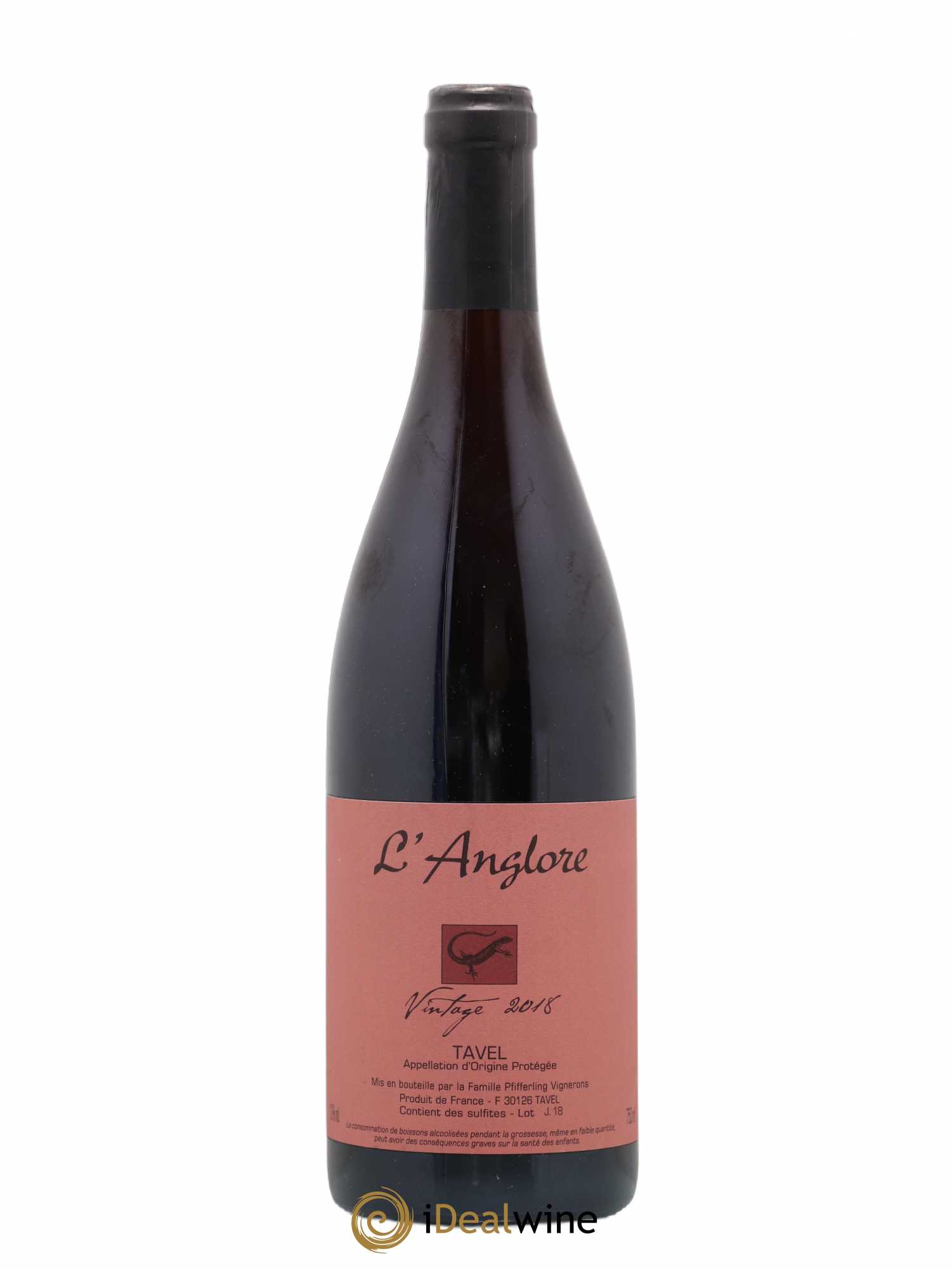 Tavel Vintage L'Anglore 2018 - Lot of 1 bottle - 0