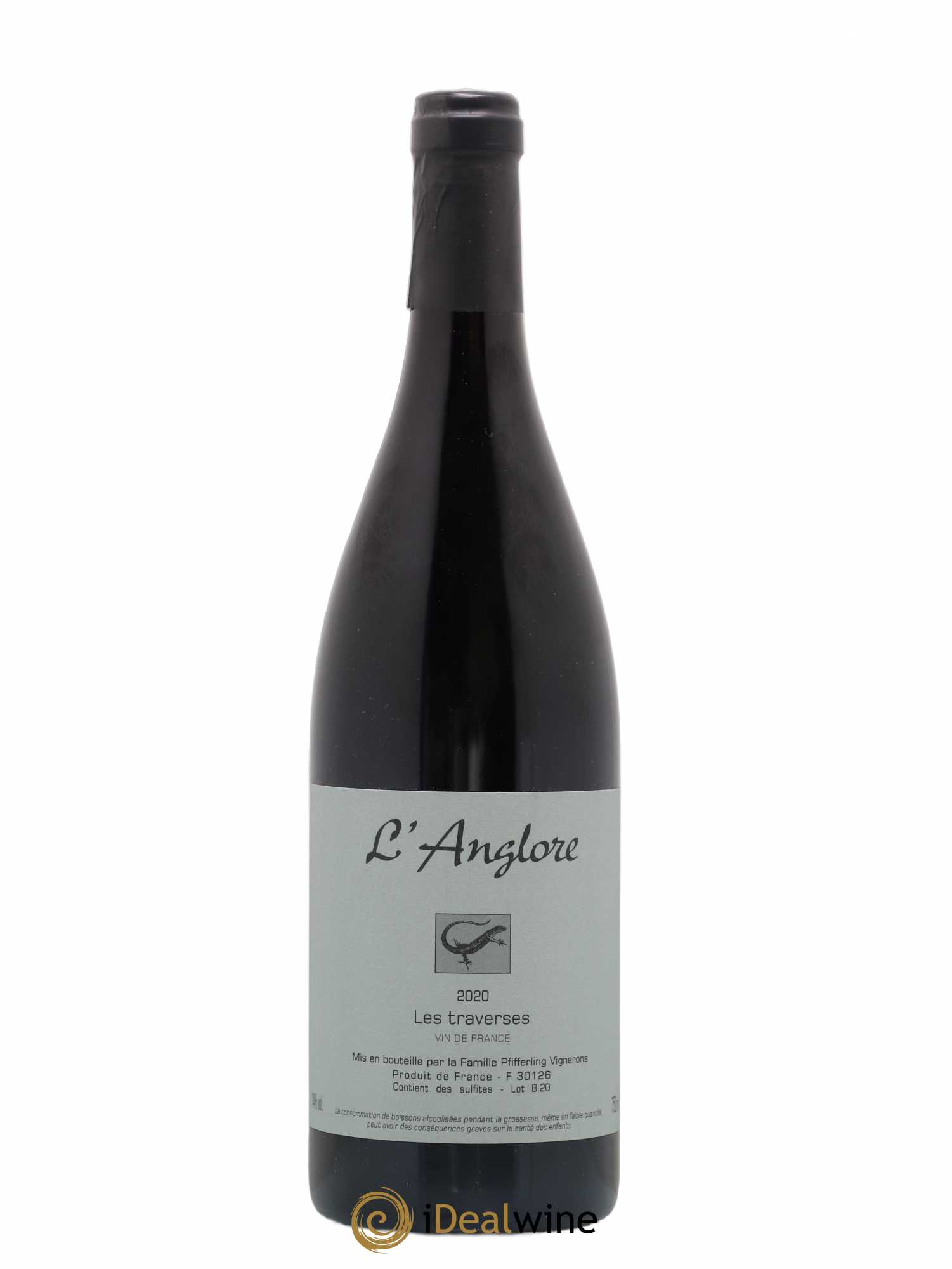 Vin de France Les Traverses L'Anglore 2020 - Lot de 1 bouteille - 0