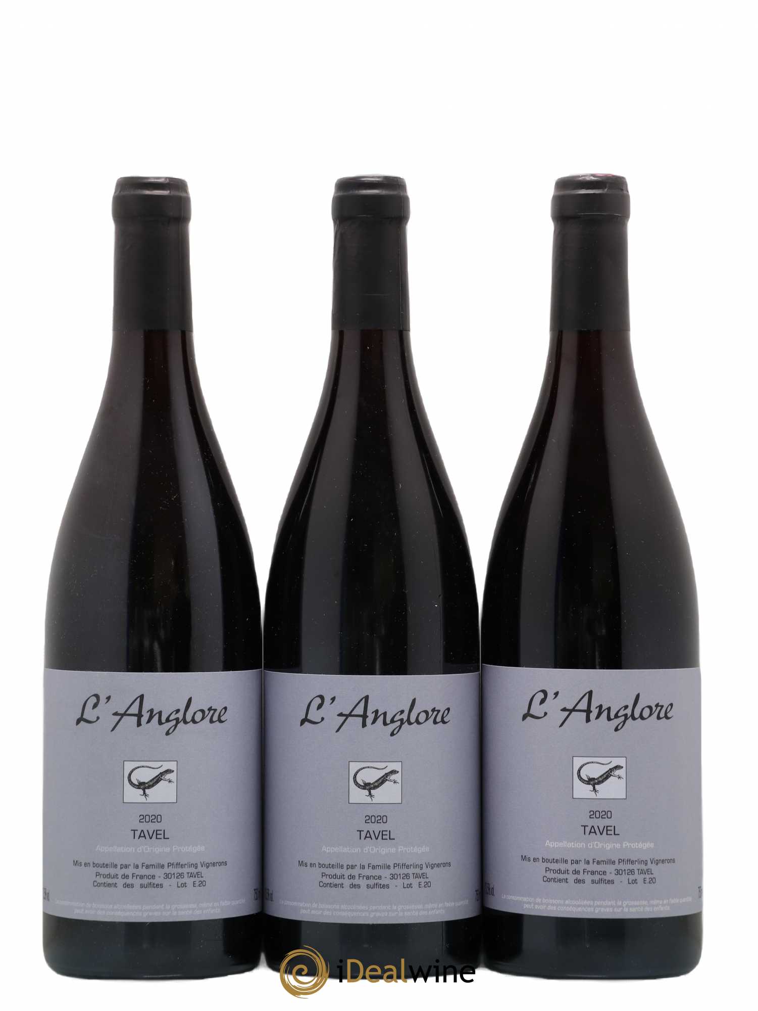 Tavel L'Anglore 2020 - Posten von 3 Flaschen - 0