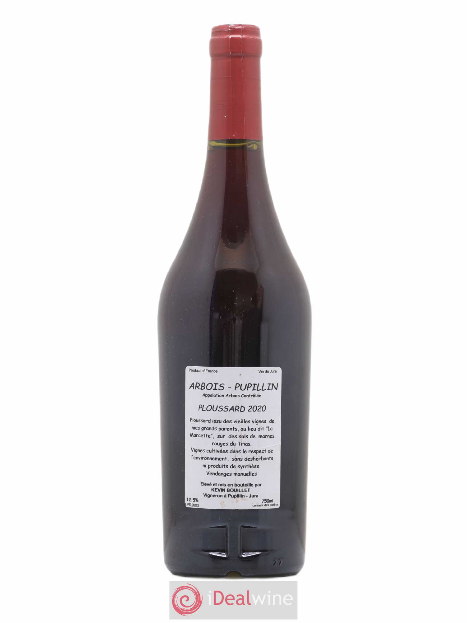 Arbois Pupillin Ploussard La Marcette Kevin Bouillet 2020 - Lot de 1 bouteille - 1