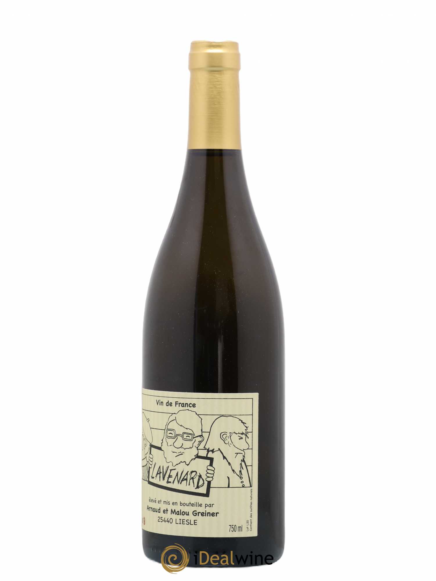 Vin de France Lavenard Arnaud & Malou Greiner 2020 - Lot de 1 bouteille - 1