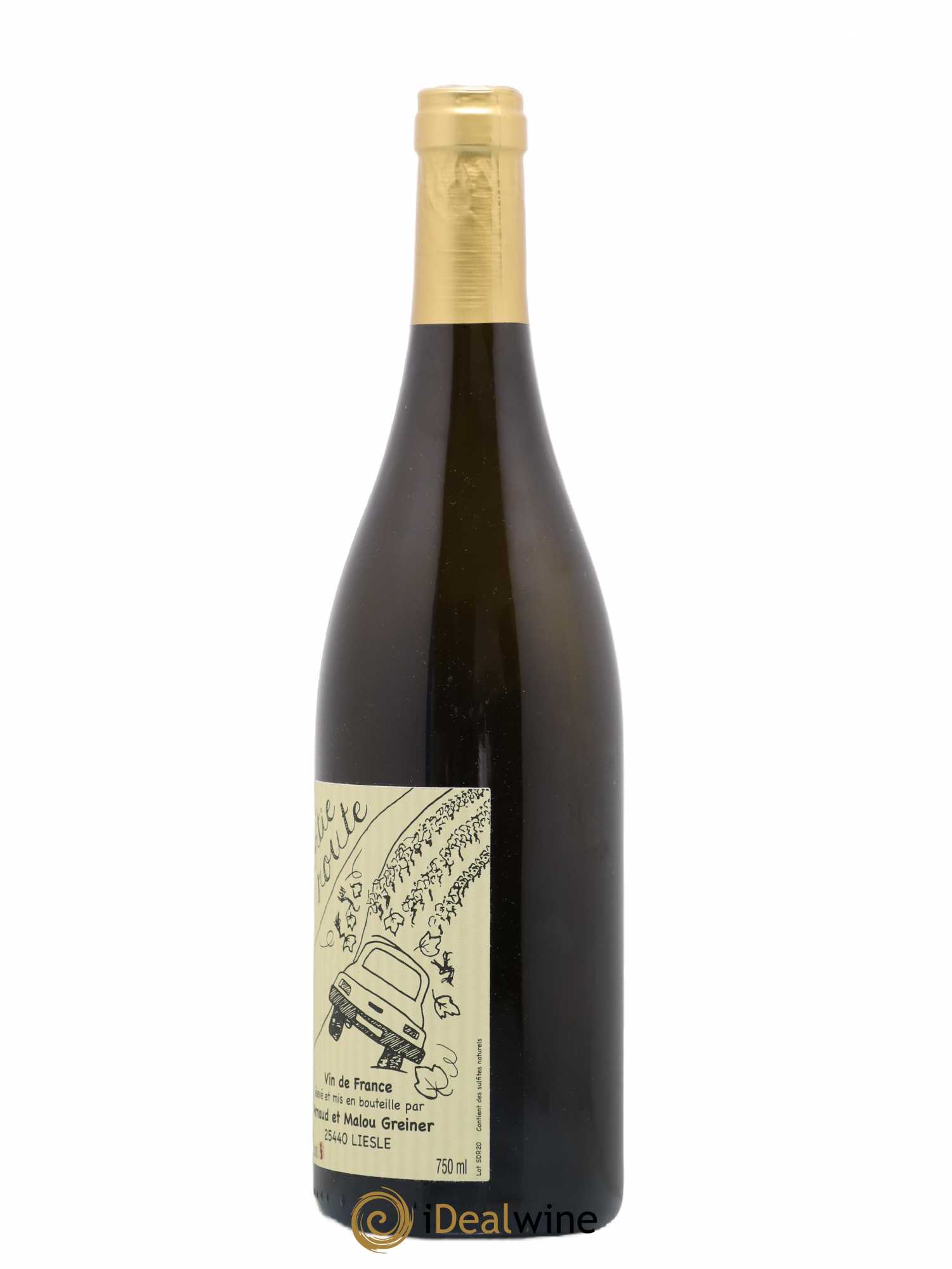 Vin de France Sortie de Route Arnaud & Malou Greiner 2020 - Lot de 1 bouteille - 1