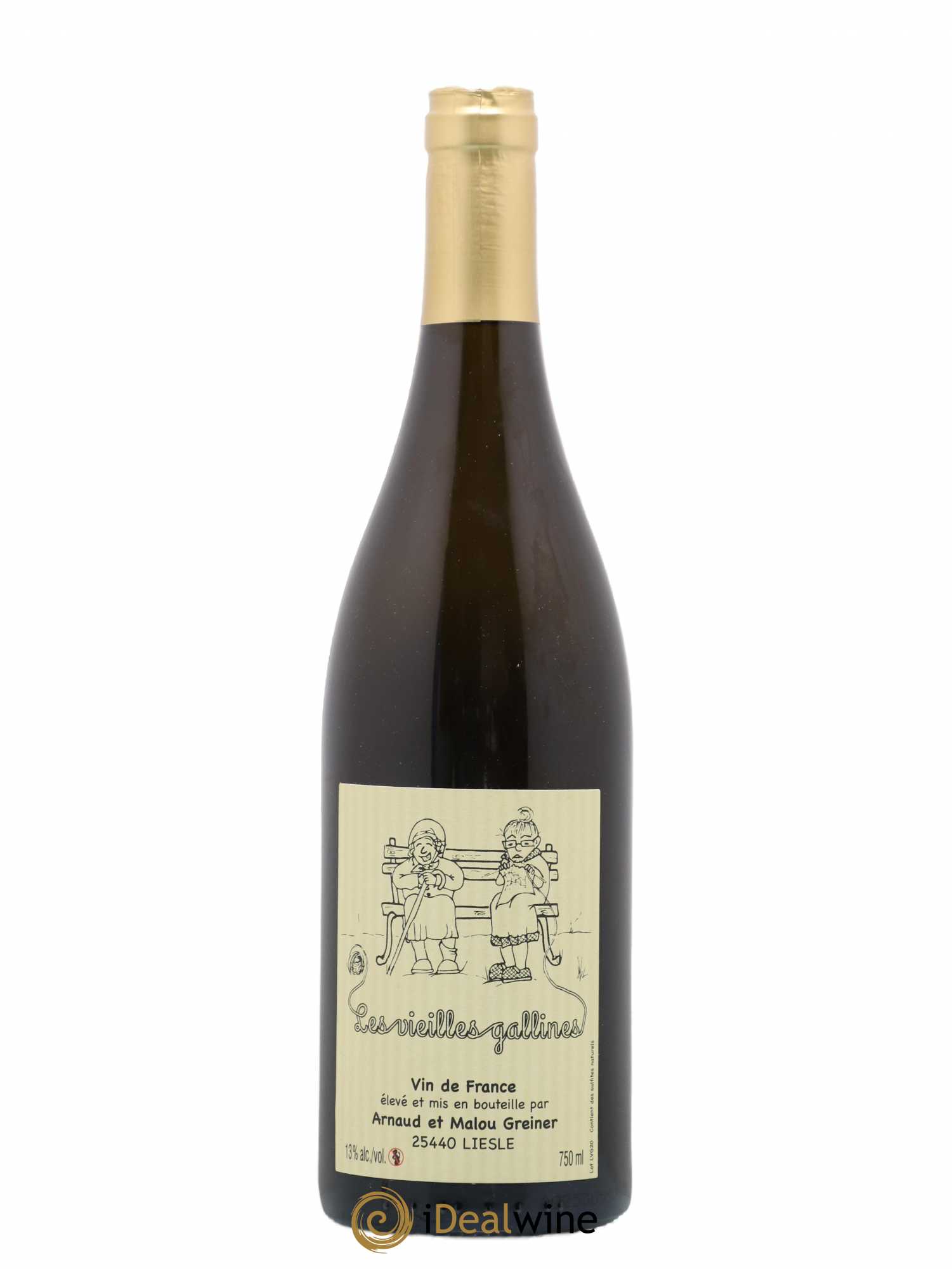 Vin de France Savagnin les Vieilles Gallines Arnaud & Malou Greiner 2020 - Lot de 1 bouteille - 0
