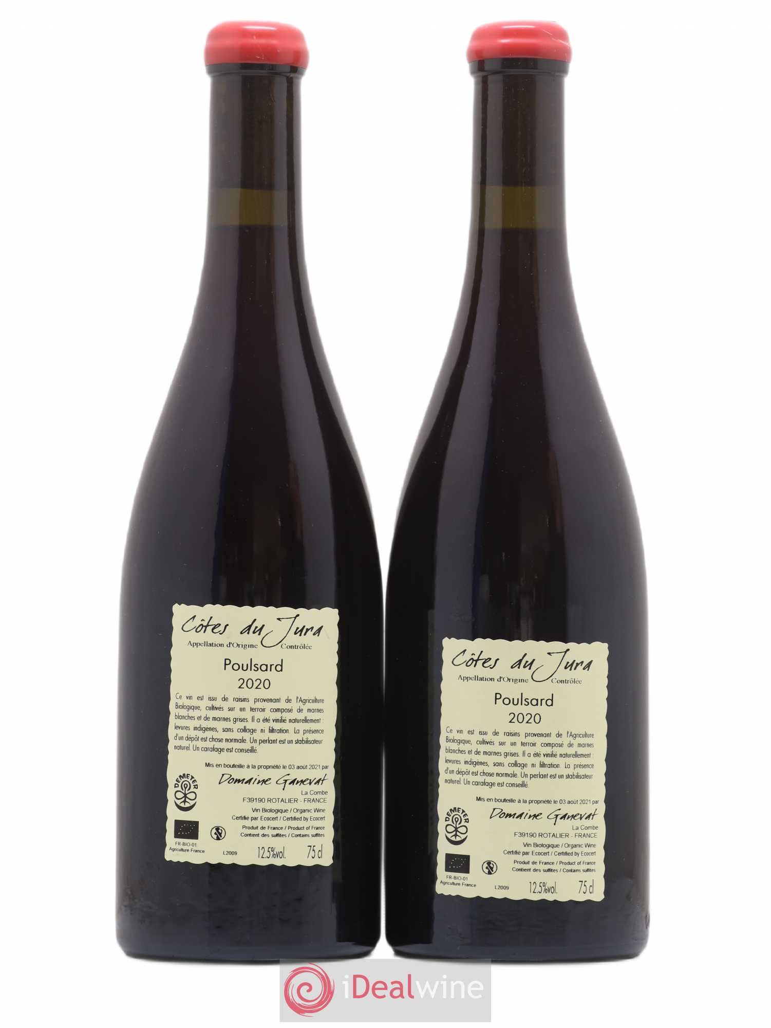 Côtes du Jura Cuvée de l'Enfant Terrible Jean-François Ganevat (Domaine) 2020 - Lot de 2 bouteilles - 1