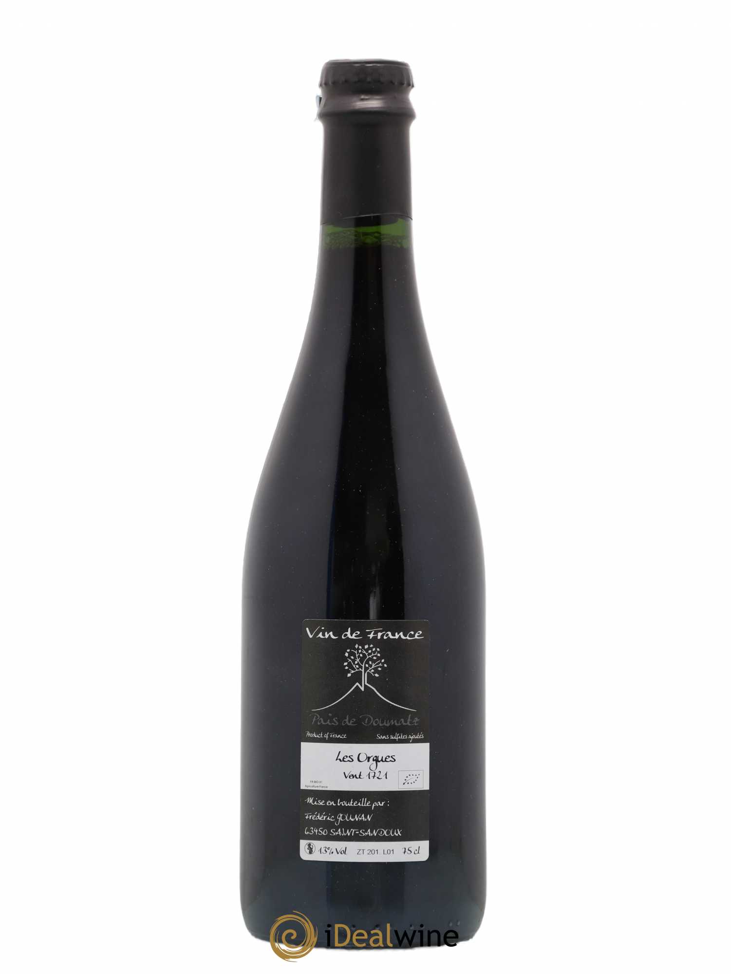 Vin de France Les Orgues Vignoble de l'Arbre Blanc 2017 - Lot de 1 bouteille - 1