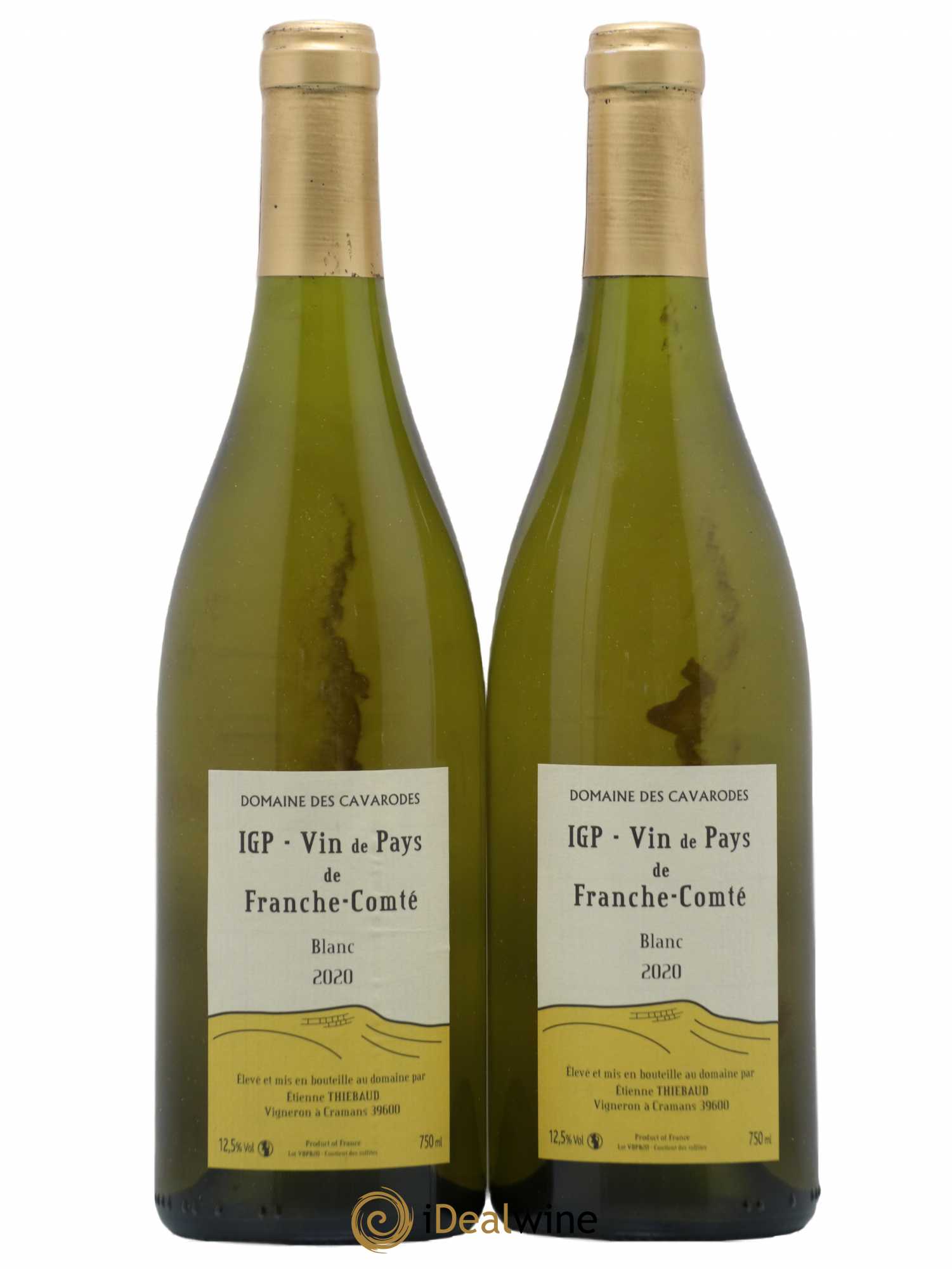 Franche-Comté Cavarodes (Domaine des) - Etienne Thiébaud 2020 - Lot de 2 bouteilles - 0