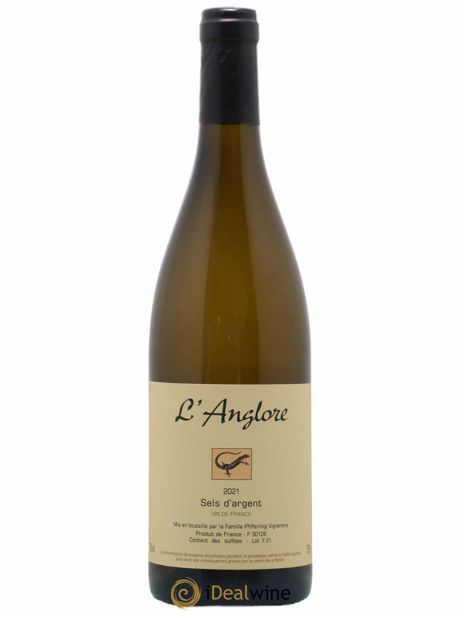 Vin de France Sels d'argent L'Anglore 2021 - Lot de 1 bouteille - 0