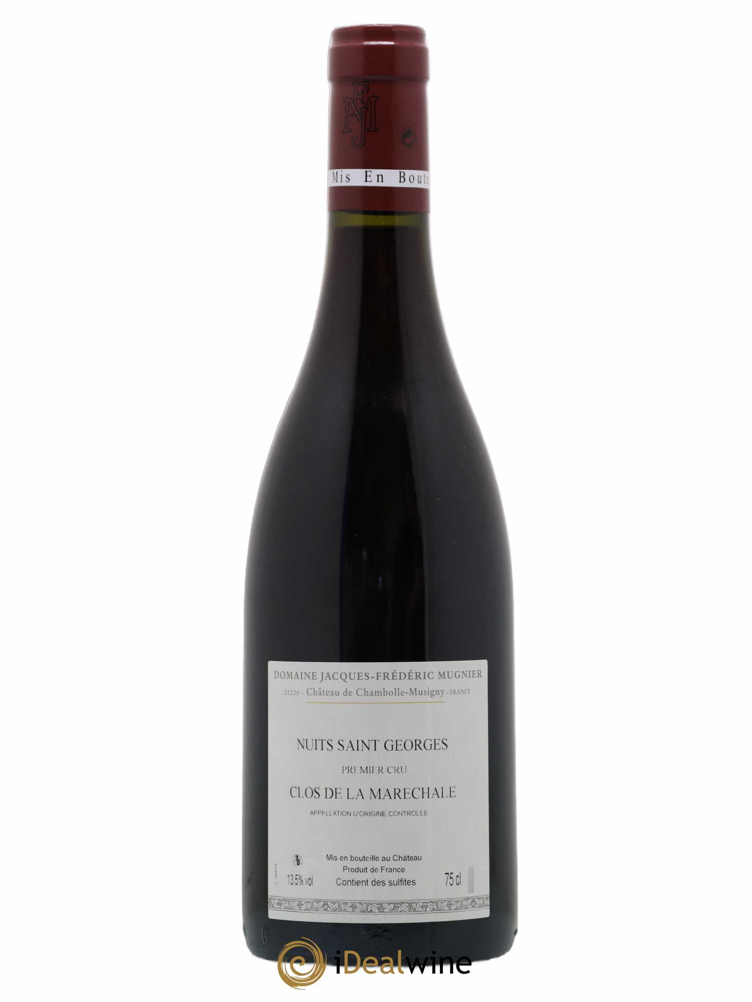 Nuits-Saint-Georges 1er Cru Clos de La Maréchale Jacques-Frédéric Mugnier 2019 - Lot de 1 bouteille - 1