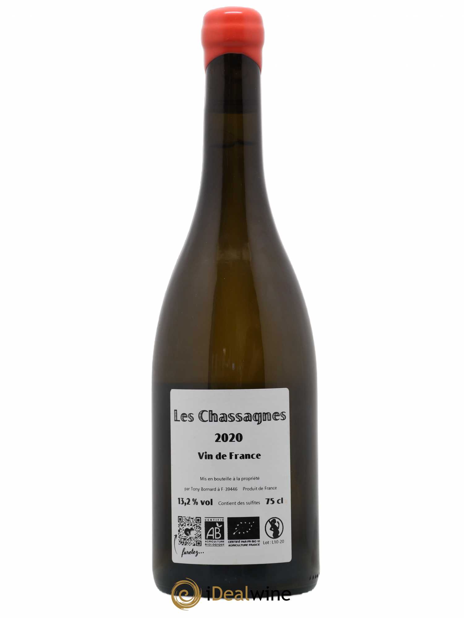 Côtes du Jura Les Chassagnes Savagnin Ouillé Bornard Savagnin Chassagne Bornard 2020 - Posten von 1 Flasche - 1