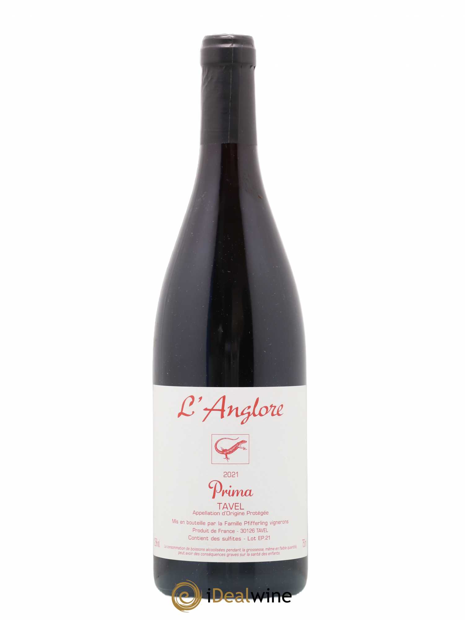 Tavel Prima L'Anglore 2021 - Lot de 1 bouteille - 0