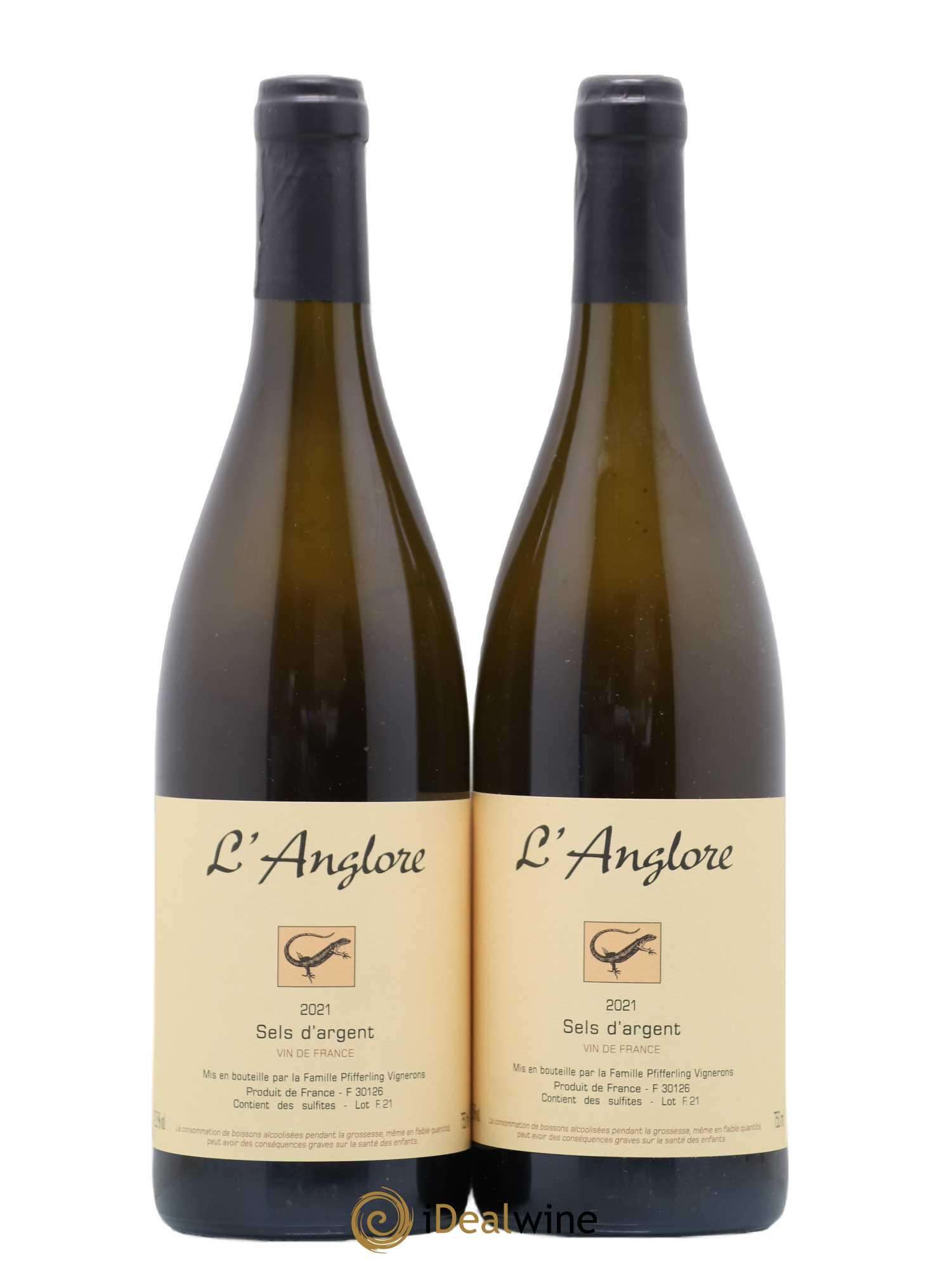 Vin de France Sels d'argent L'Anglore 2021 - Lot de 2 bouteilles - 0