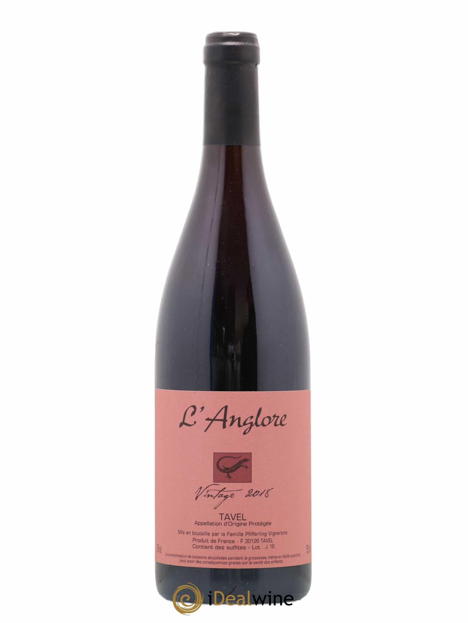 Tavel Vintage L'Anglore 2018 - Lot de 1 bouteille - 0