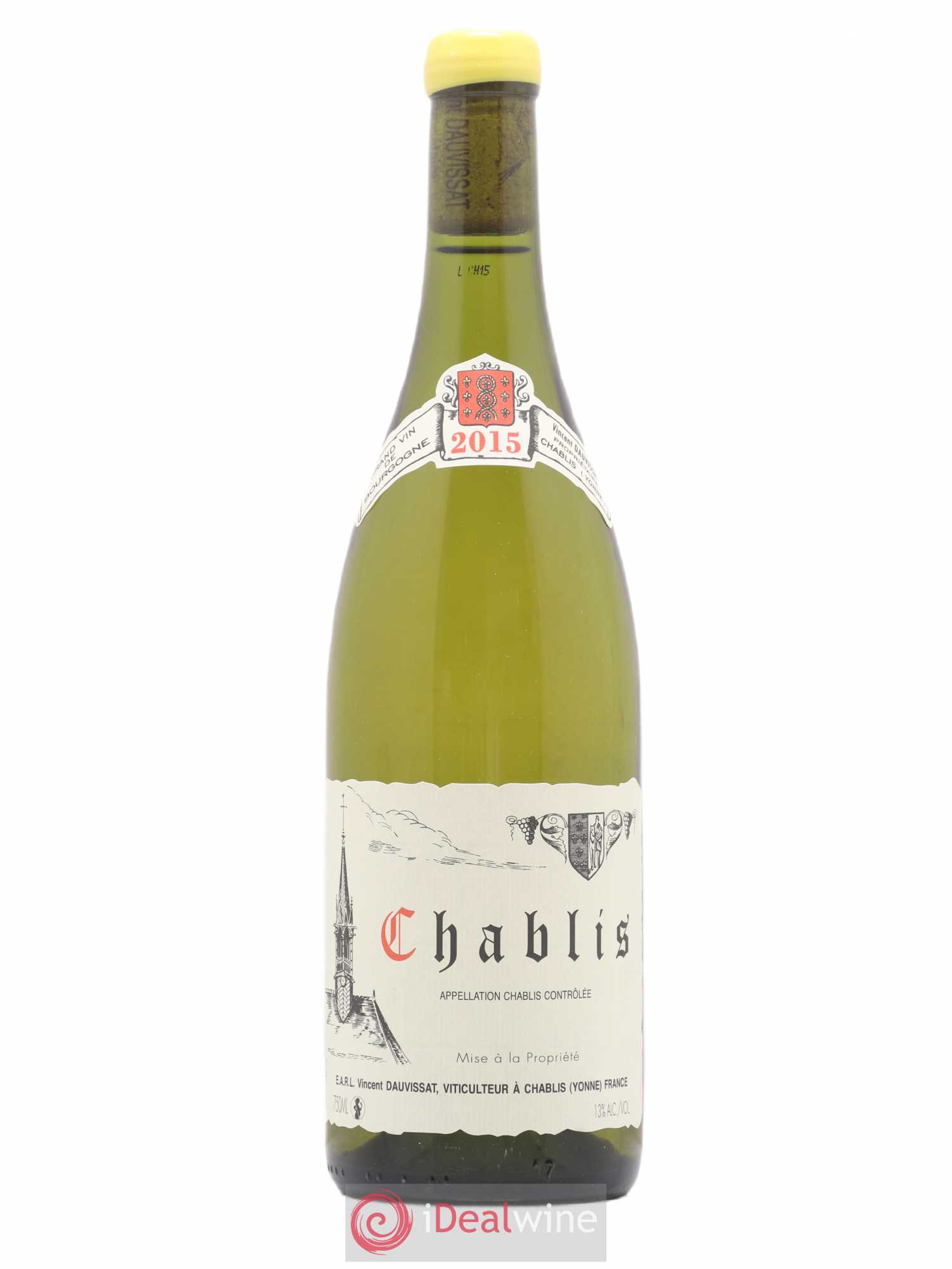 Chablis Vincent Dauvissat (Domaine) 2015 - Lot de 1 bouteille - 0